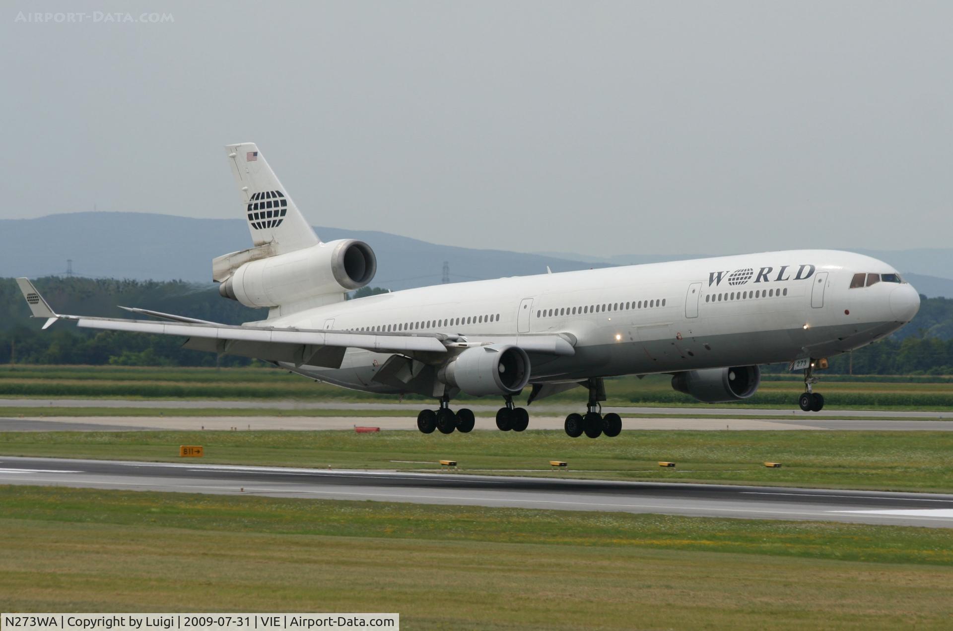 N273WA, 1993 McDonnell Douglas MD-11 C/N 48519, World