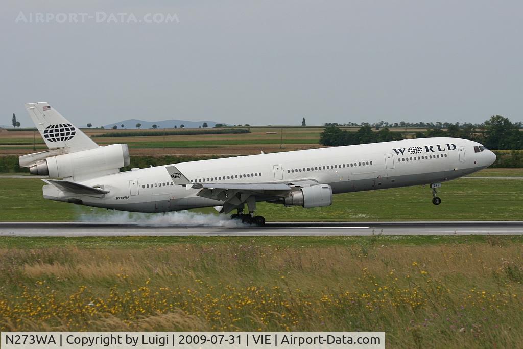 N273WA, 1993 McDonnell Douglas MD-11 C/N 48519, World