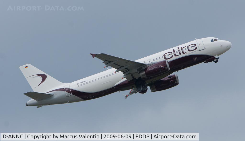D-ANNC, 2000 Airbus A320-232 C/N 1257, start up in Leipzig