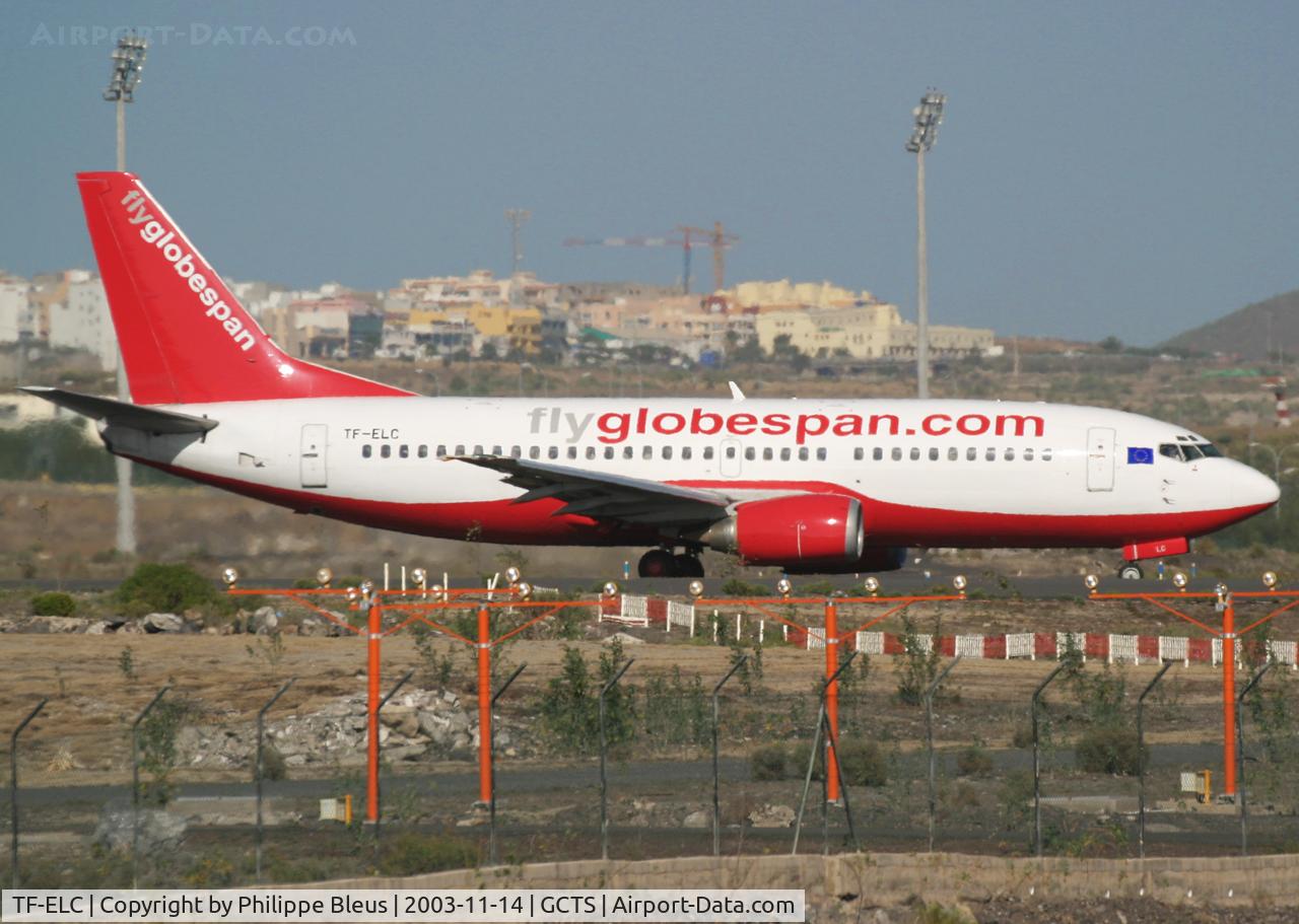 TF-ELC, 1991 Boeing 737-3M8 C/N 25041, Turning to line up on rwy 08 when colors turn mellow (afternoon)