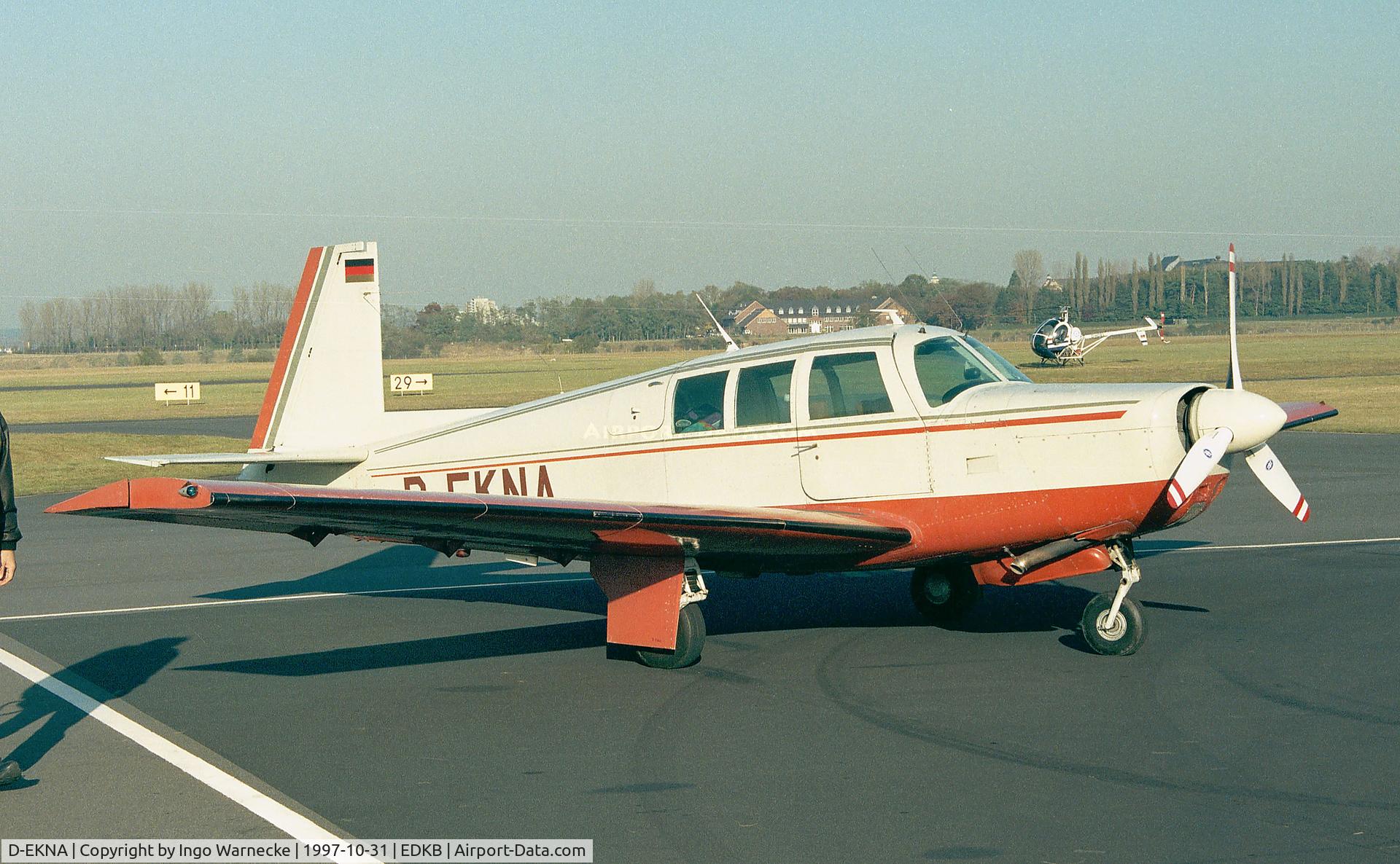 D-EKNA, 1967 Mooney M20F Executive C/N 670297, Mooney M20F Executive 21 at Bonn-Hangelar airfield