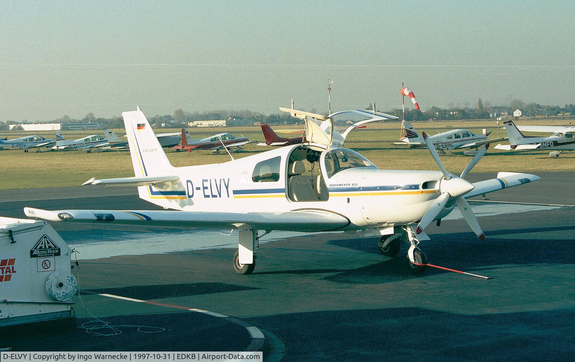 D-ELVY, Ruschmeyer R90-230 RG C/N 018, Ruschmeyer R.90-230RG at Bonn-Hangelar airfield