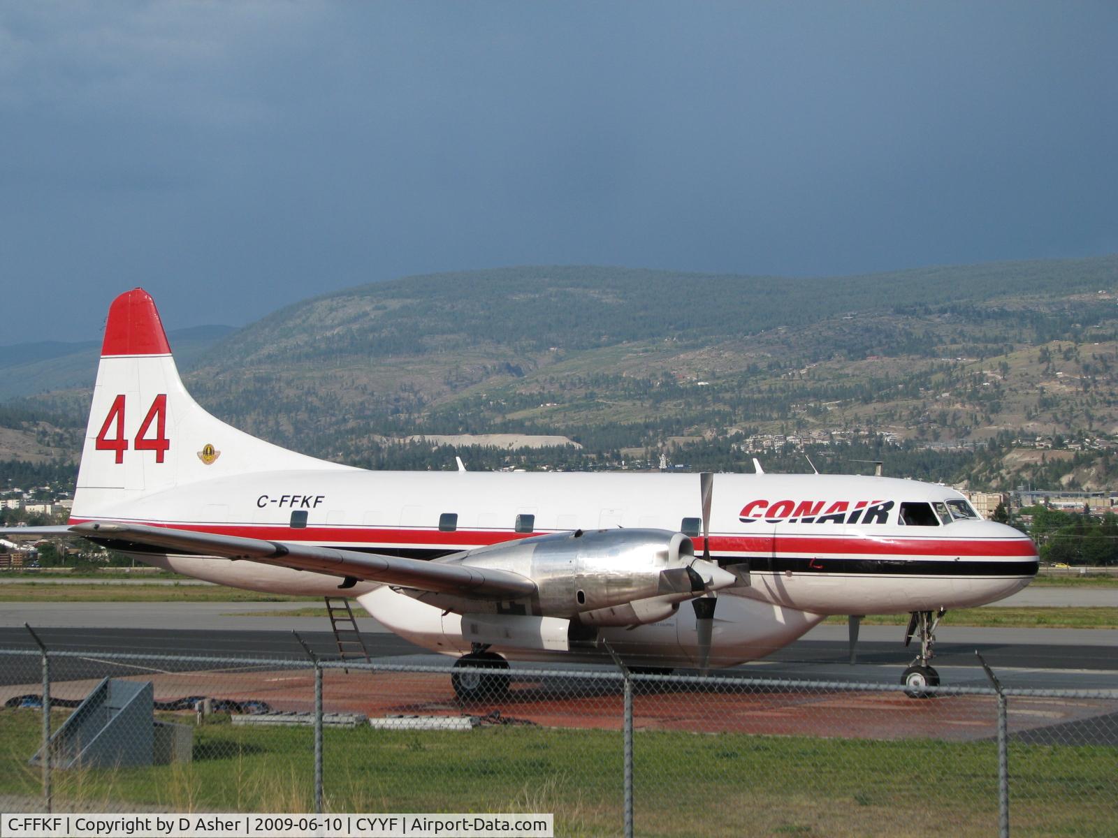 C-FFKF, 1954 Convair CV-340-31 (CV-5800 C/N 179, At Penticton Airport