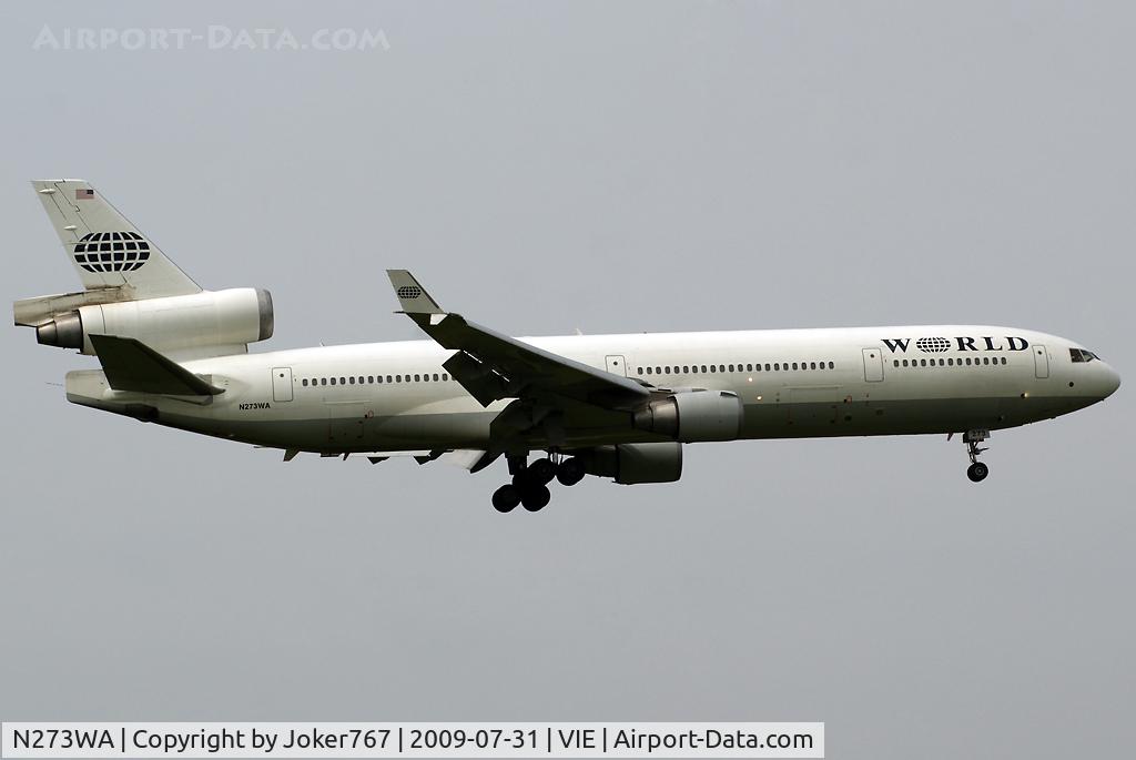 N273WA, 1993 McDonnell Douglas MD-11 C/N 48519, World Airways McDonnell Douglas MD-11