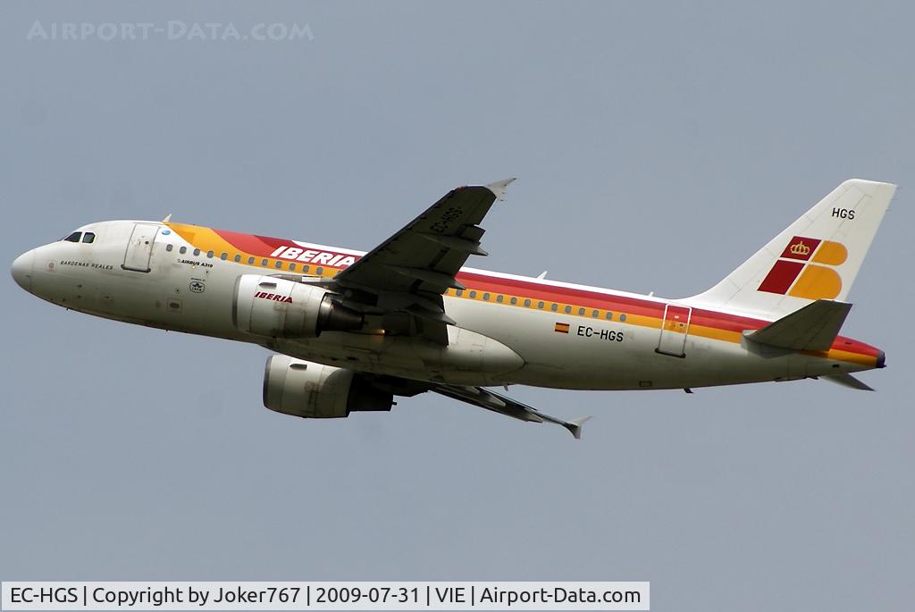 EC-HGS, 2000 Airbus A319-111 C/N 1180, Iberia Airbus A319-111