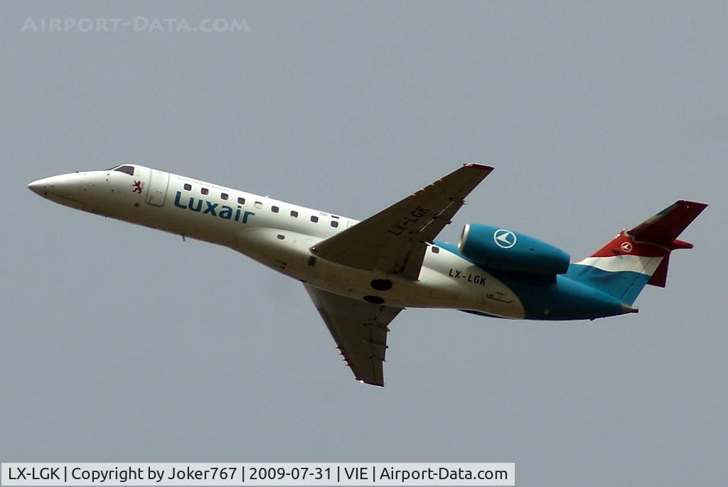 LX-LGK, 2005 Embraer ERJ-135LR (EMB-135LR) C/N 14500886, Luxair Embraer ERJ-135 Regional Jet