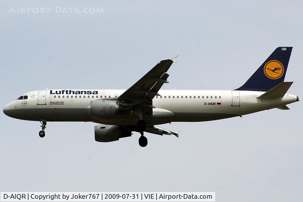D-AIQR, 1992 Airbus A320-211 C/N 382, Lufthansa Airbus A320-211