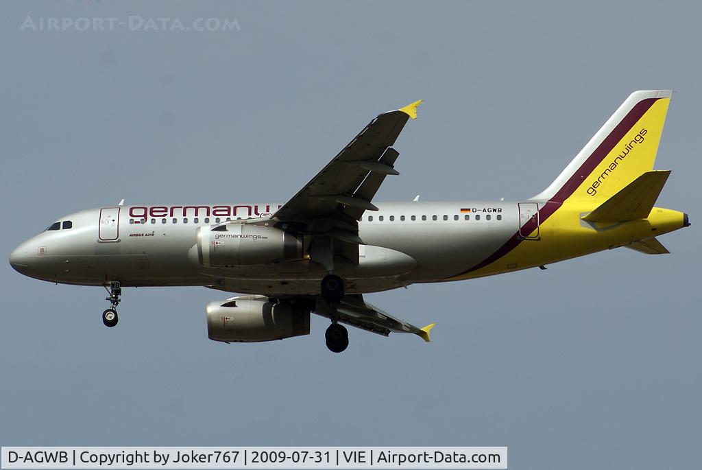 D-AGWB, 2006 Airbus A319-111 C/N 2833, Germanwings Airbus A319-132