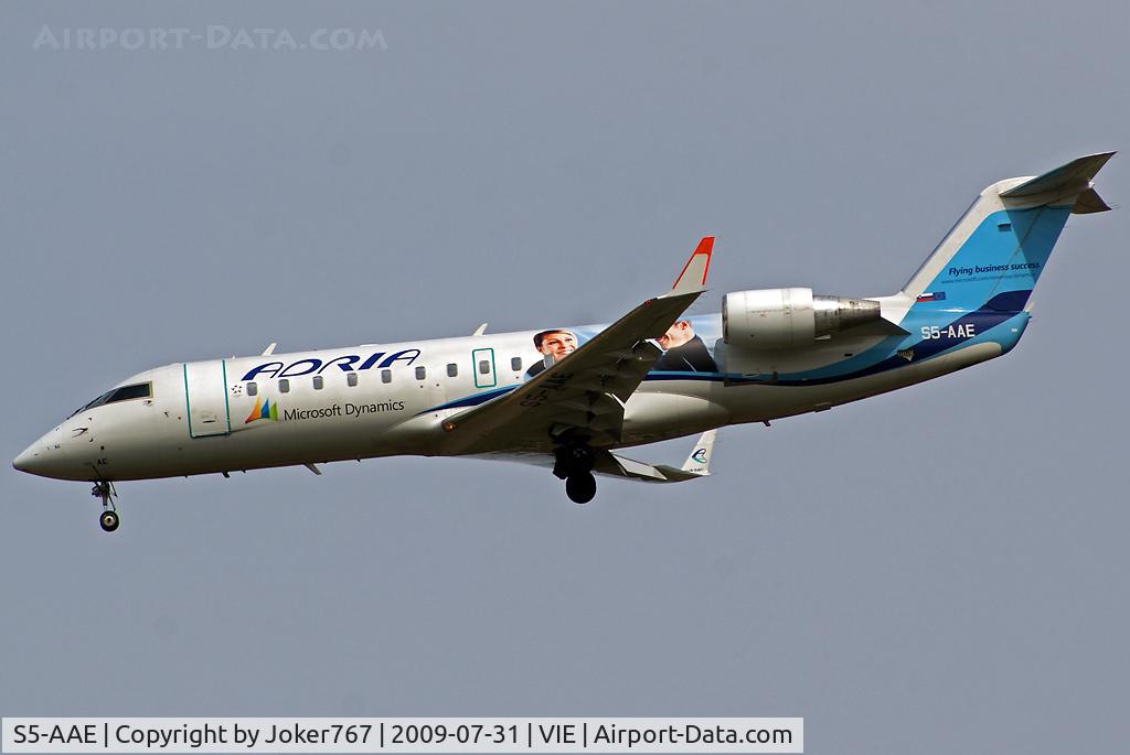 S5-AAE, 1998 Canadair CRJ-200LR (CL-600-2B19) C/N 7170, Adria Airways Canadair Regional Jet CRJ200LR