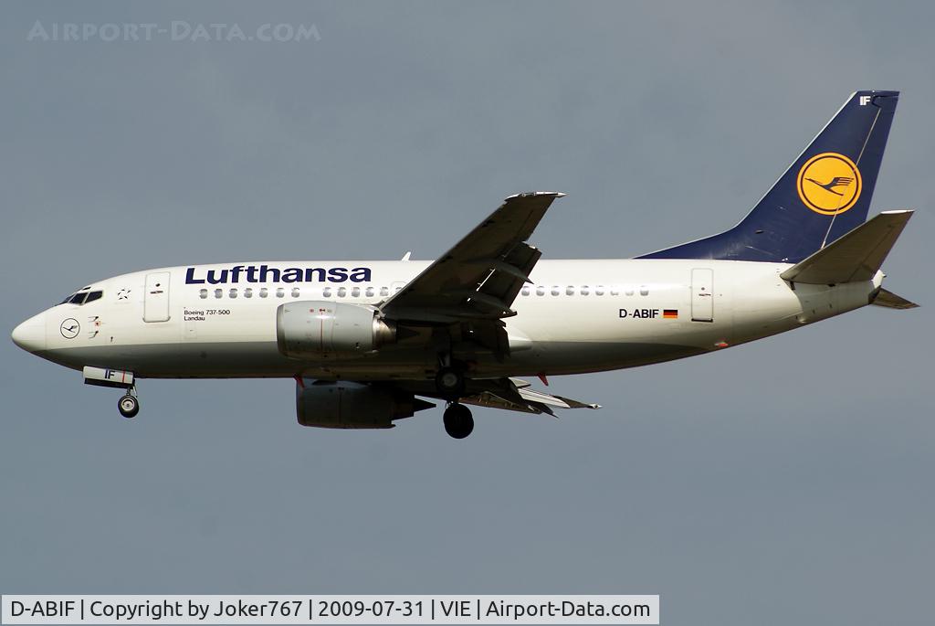 D-ABIF, 1991 Boeing 737-530 C/N 24820, Lufthansa Boeing 737-530