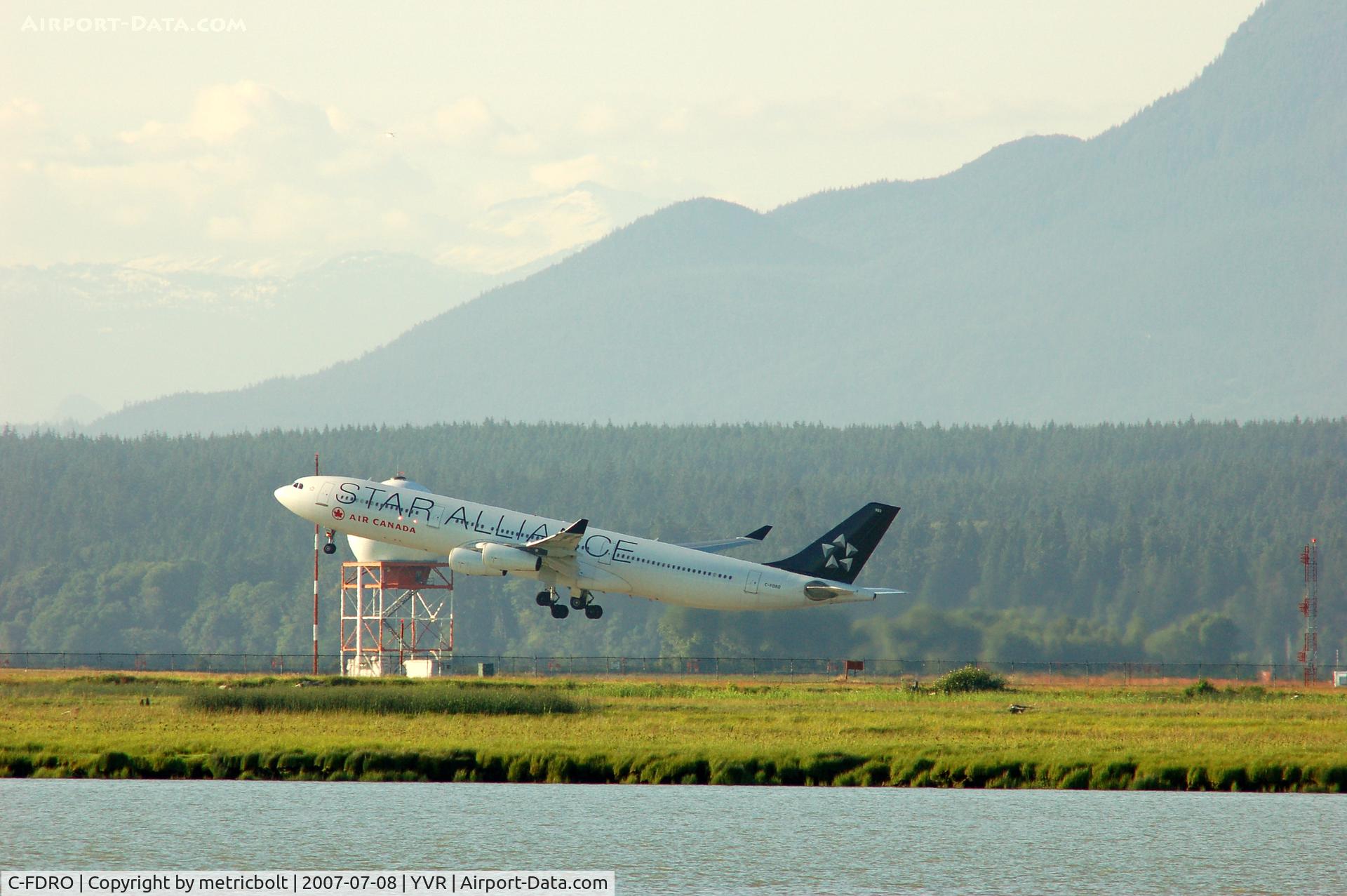 C-FDRO, 1994 Airbus A340-312 C/N 048, takeoff,Jul.2007
