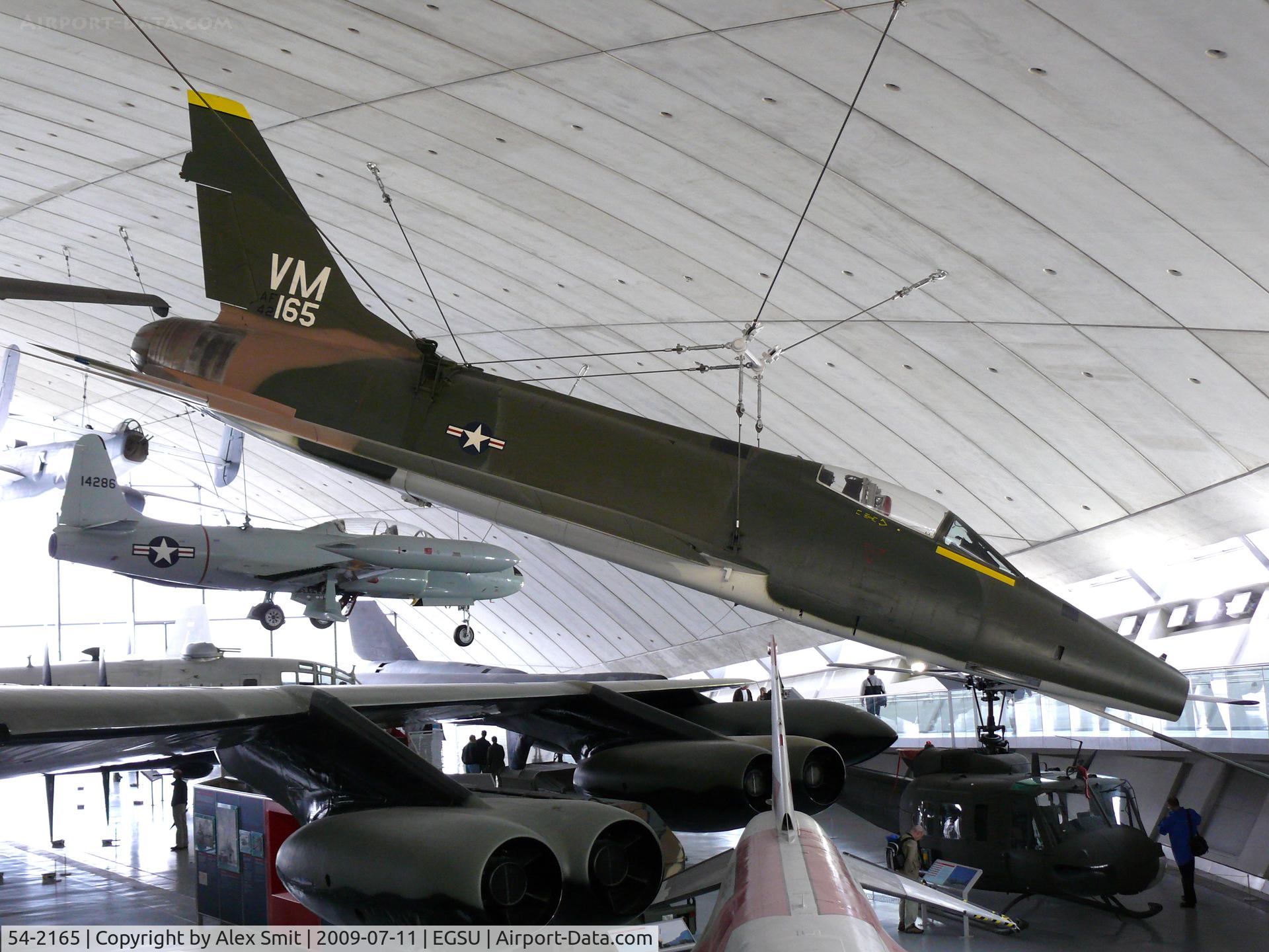 54-2165, North American F-100D Super Sabre C/N 223-45, North American F-100D Super Sabre 54-2165/VM US Air Force in the American Air Museum