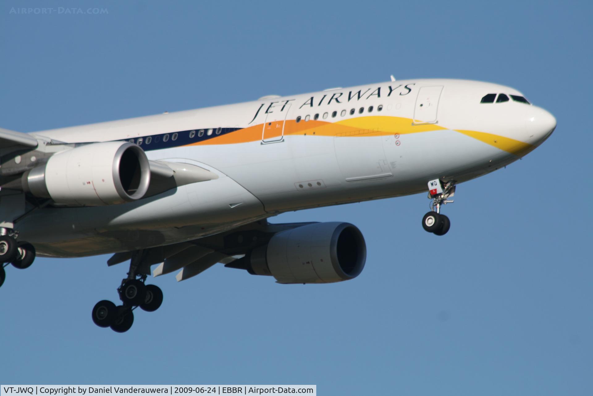 VT-JWQ, 2008 Airbus A330-202 C/N 956, arrival of flight 9W225 to rwy 02