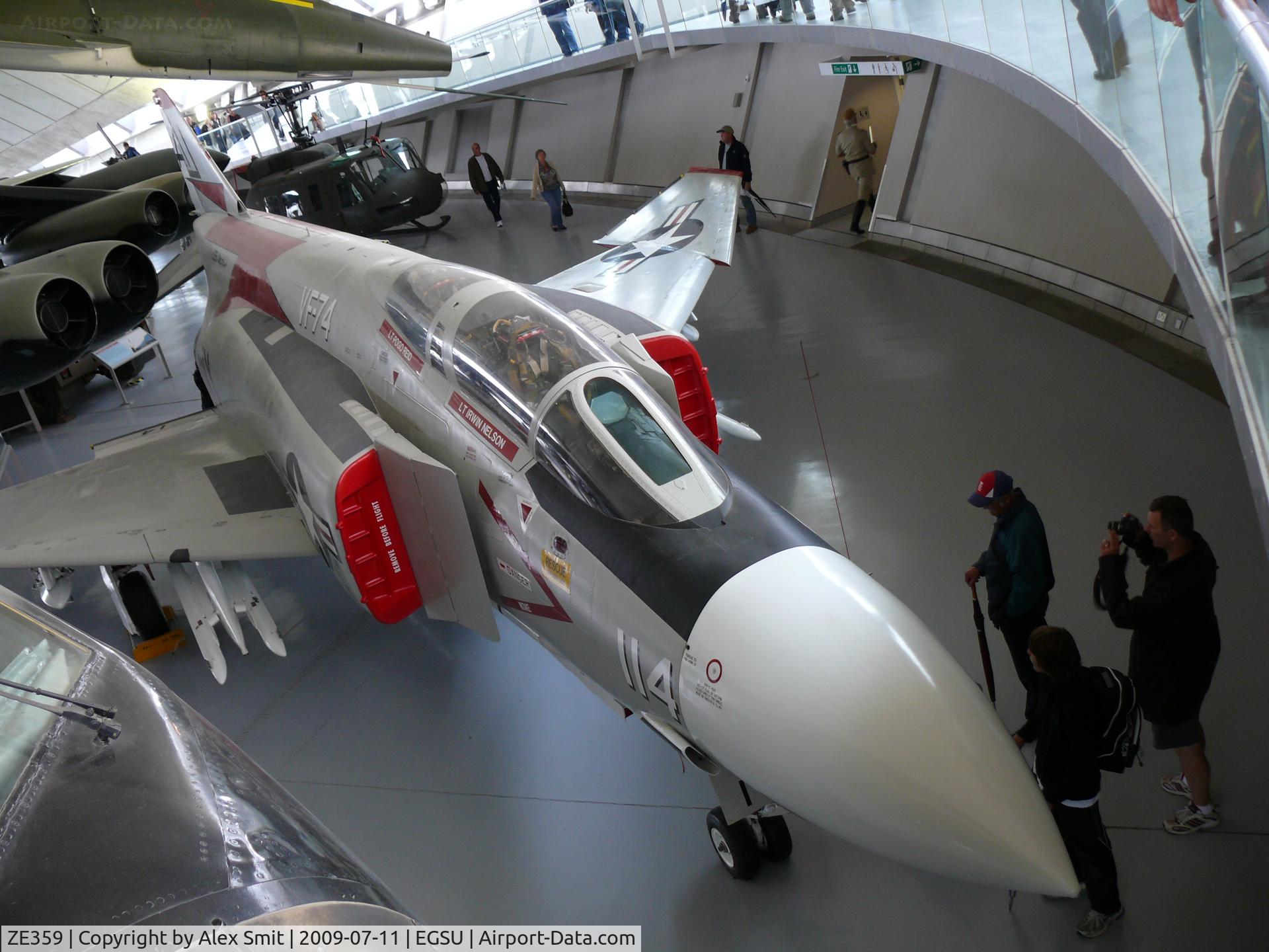 ZE359, McDonnell Douglas F-4J(UK) Phantom II C/N 2746, McDonnell Douglas F-4J Phantom 155529/AJ114 US Navy in the American Air Museum