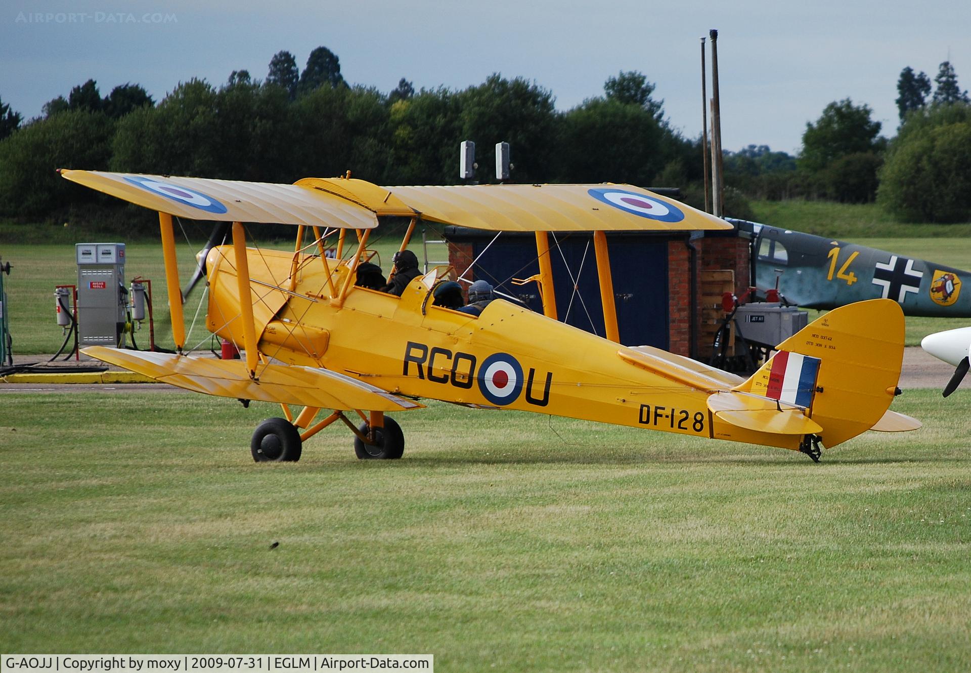 G-AOJJ, 1942 De Havilland DH-82A Tiger Moth II C/N 85877, Tiger Moth at White Waltham