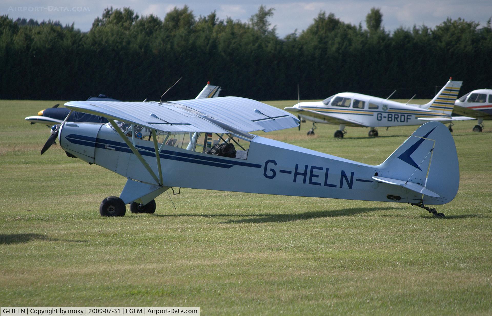 G-HELN, 1958 Piper L-21B Super Cub (PA-18-135) C/N 18-3400, Piper Cub at White Waltham