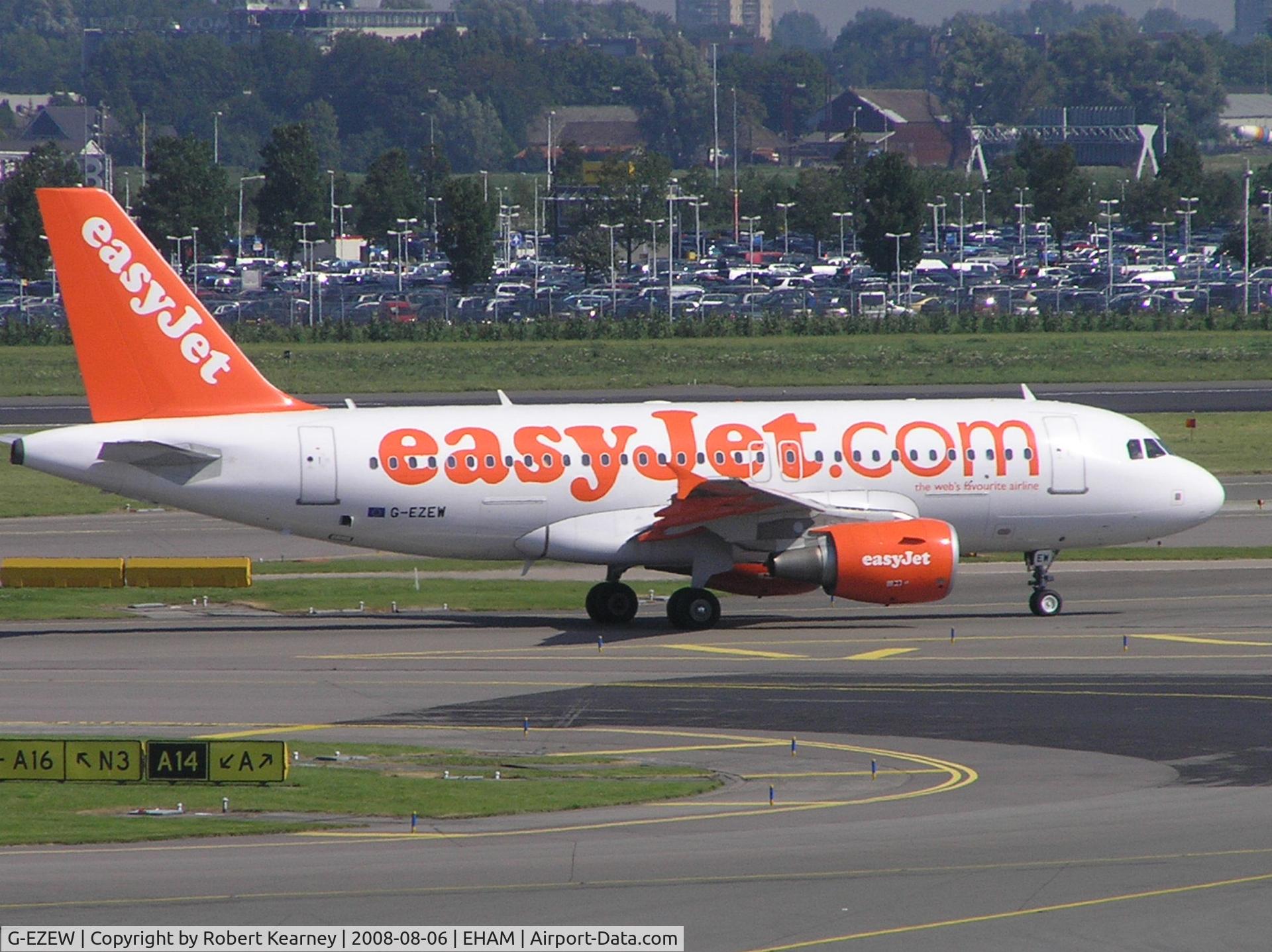 G-EZEW, 2004 Airbus A319-111 C/N 2300, Easy Jet taxiing for take-off