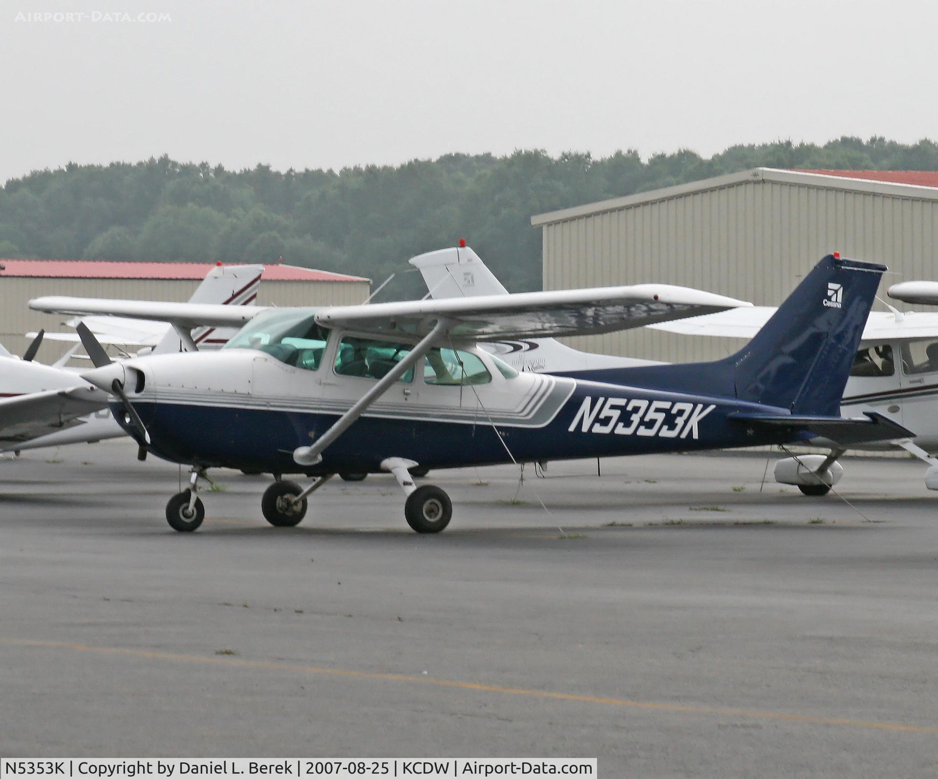 N5353K, 1980 Cessna 172P C/N 17274078, Nice 1980 Skyhawk awaits its next mission at Essex County.