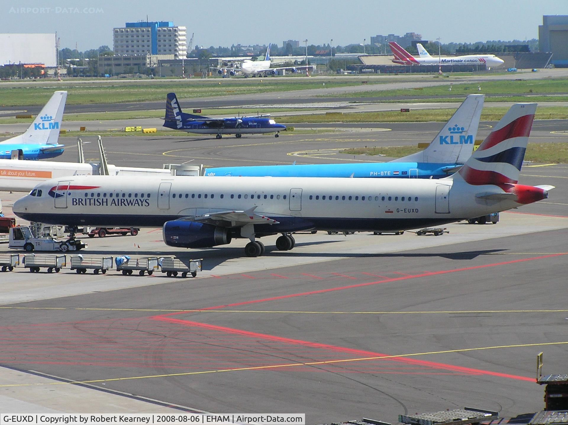 G-EUXD, 2004 Airbus A321-231 C/N 2320, BAW pushing back