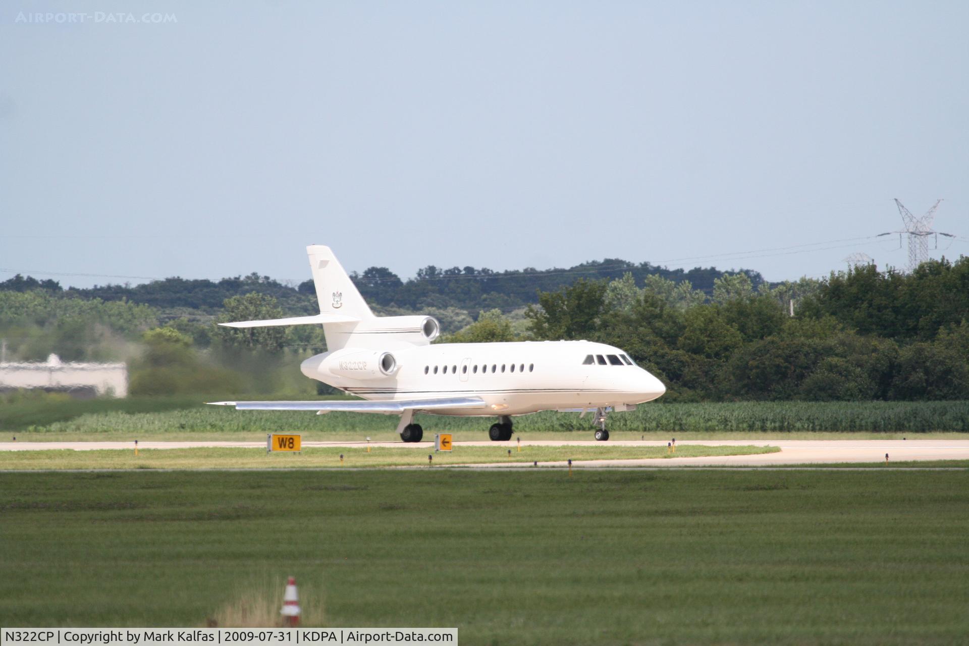 N322CP, 1993 Dassault Falcon 900B C/N 134, Gallagher Enterprises Falcon 900, N322CP departing 20R for Denver KAPA.