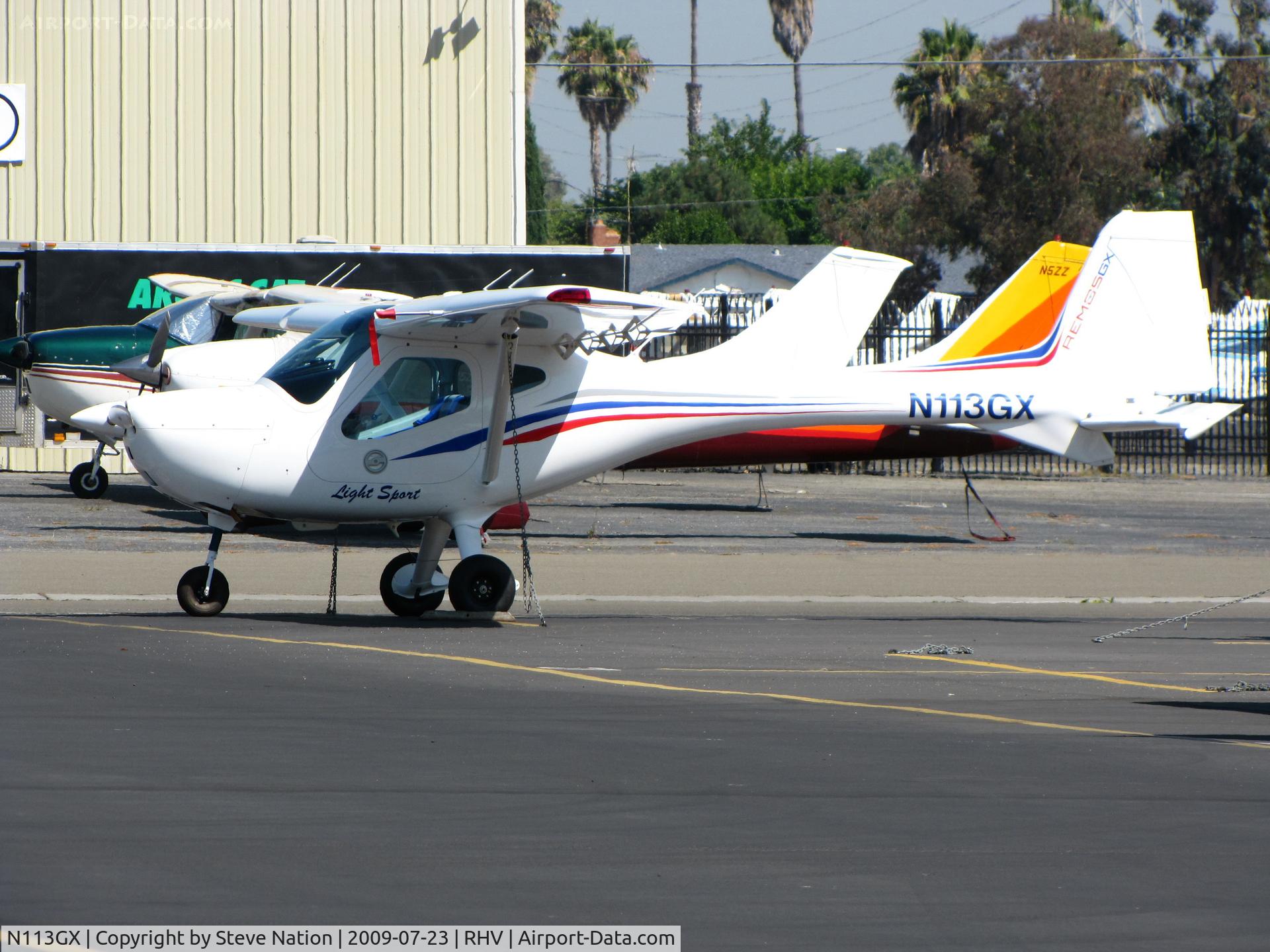 N113GX, Remos GX C/N 303, Remos Acft Gmbh Flugzeugbau REMOS GX @ Reid-Hillview (San Jose), CA