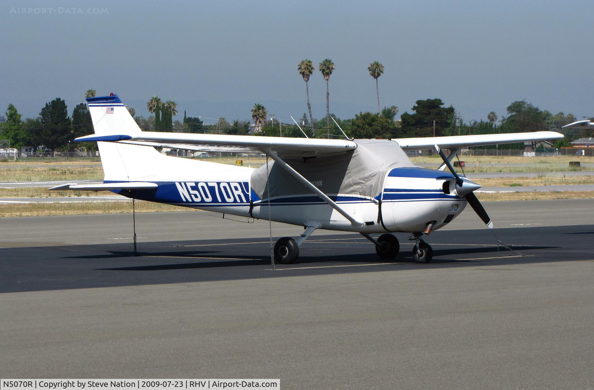 N5070R, 1974 Cessna 172M C/N 17263308, 1974 Cessna 172M with cover @ Reid-Hillview (San Jose), CA