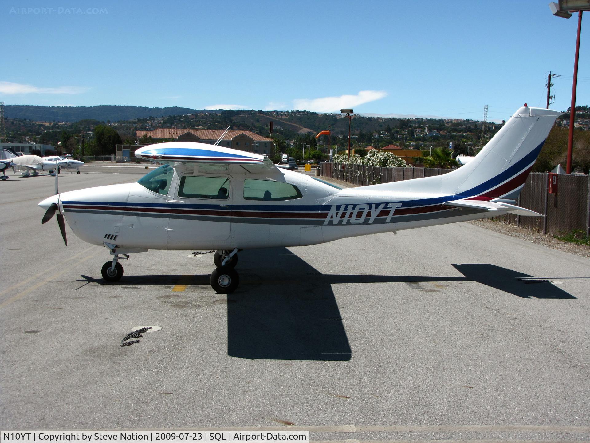 N10YT, 1976 Cessna T210L Turbo Centurion C/N 21061460, 1976 Cessna T210L @ San Carlos Muni, CA