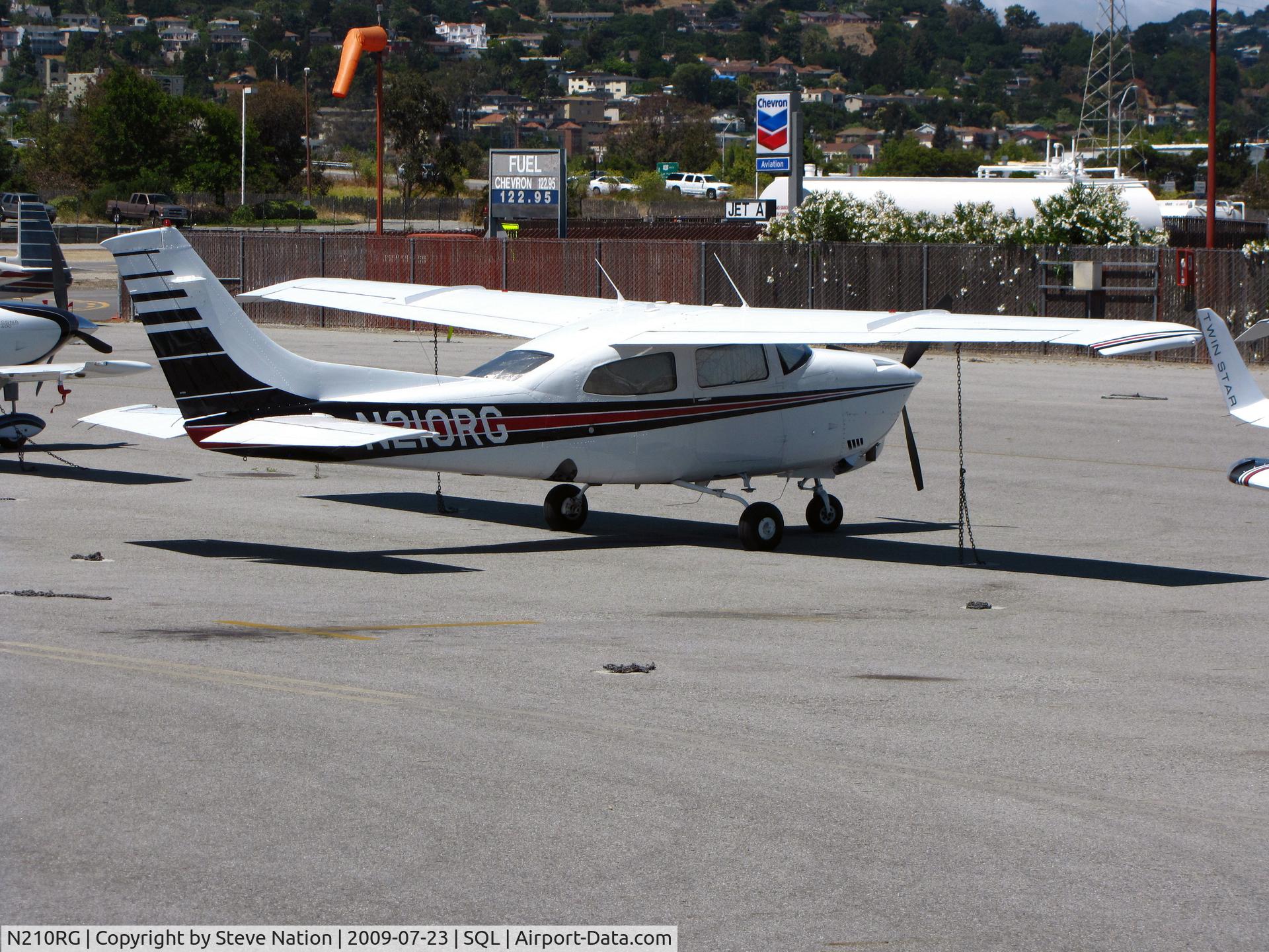 N210RG, 1976 Cessna T210M Turbo Turbo Centurion C/N 21061624, Turbo-powered 1976 Cessna T210M @ San Carlos Muni, CA