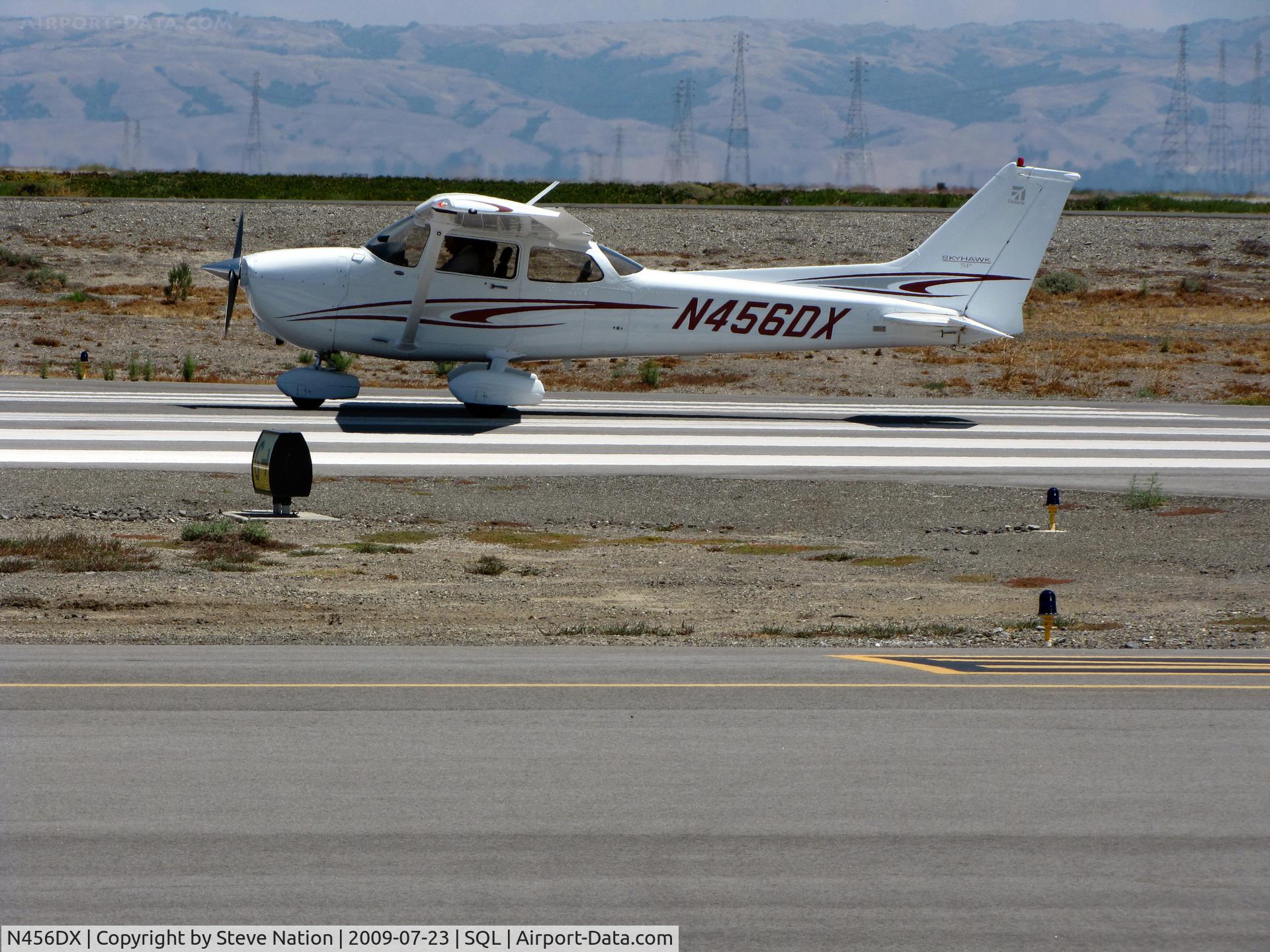 N456DX, 2005 Cessna 172S C/N 172S9871, 2005 Cessna 172S taking-off @ San Carlos Muni, CA