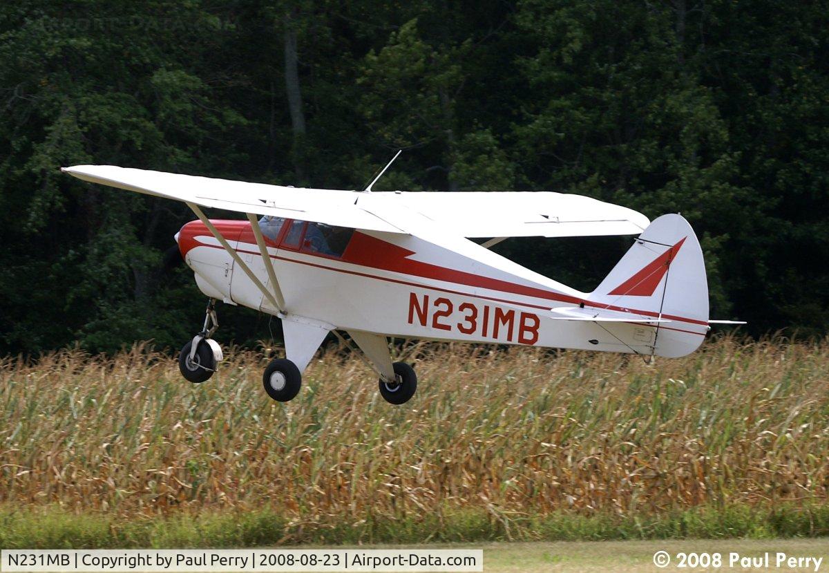 N231MB, 1961 Piper PA-22-108 Colt C/N 22-8539, Departure time!