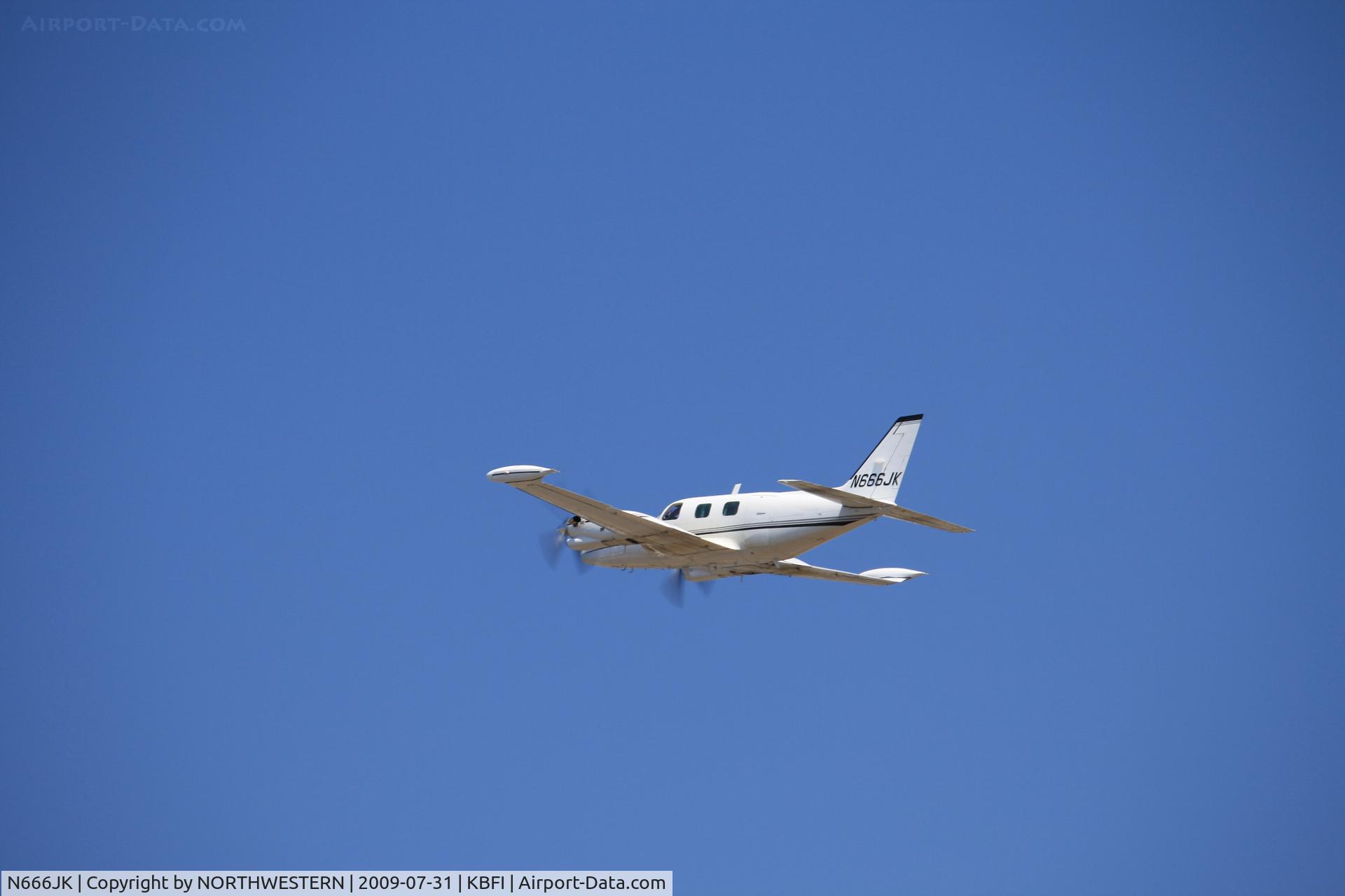 N666JK, 1981 Piper PA-31T C/N 31T-8120044, SEATTLE -SPOKANE