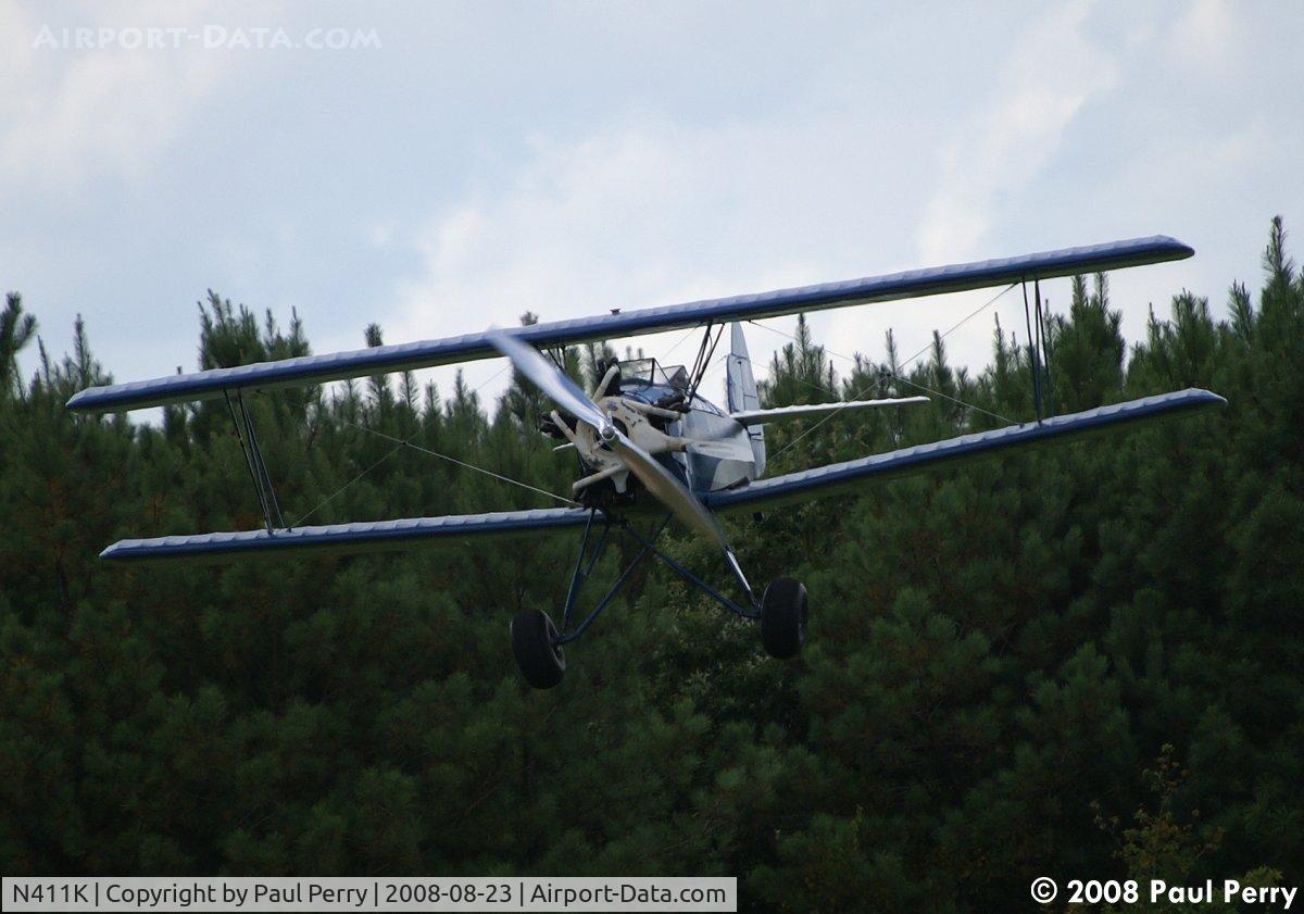 N411K, 1929 Fleet Model 7 C/N 134, VERY short final