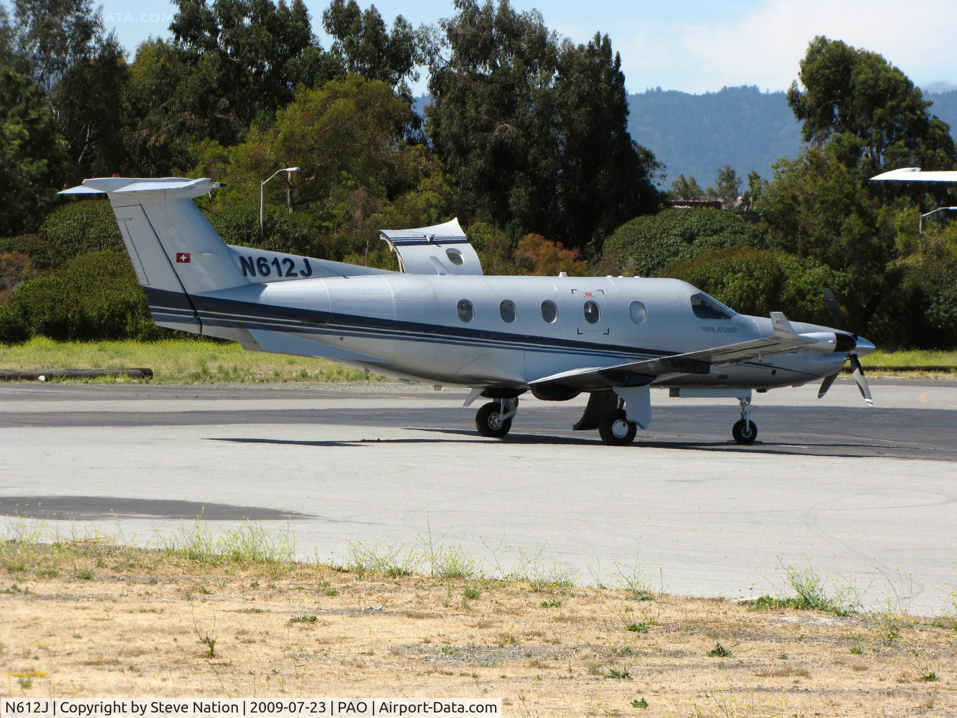 N612J, 2003 Pilatus PC-12/45 C/N 494, Kendall-Jackson Winery 2003 Pilatus PC-12/45 @ Palo Alto, CA