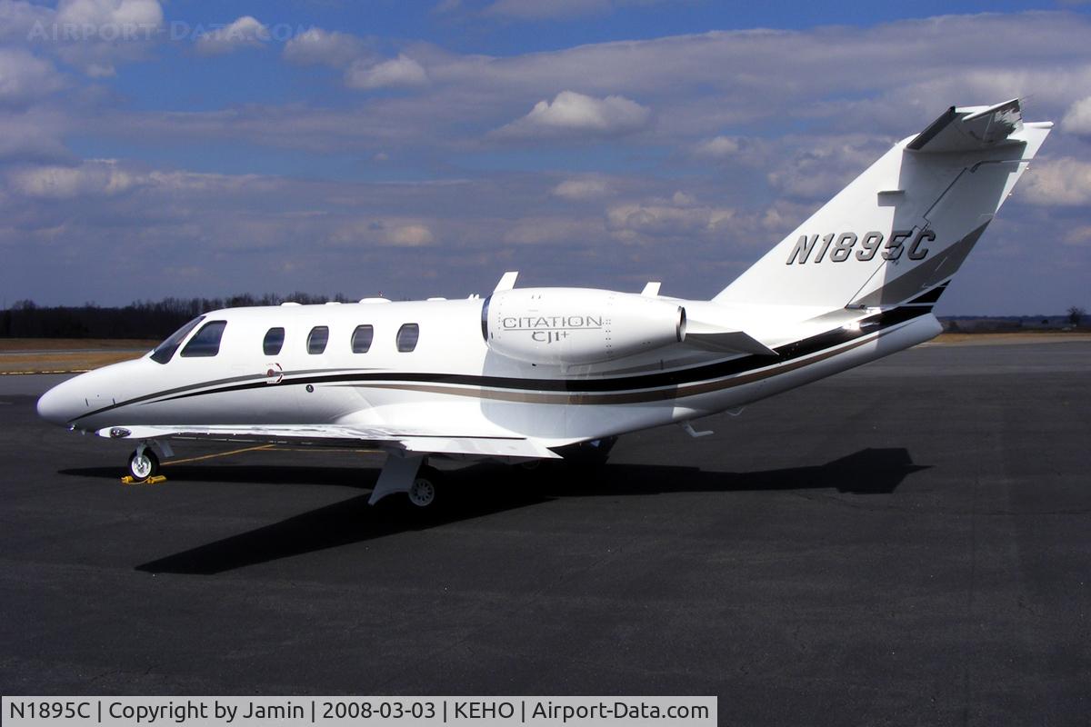 N1895C, 2007 Cessna 525 CitationJet CJ1+ C/N 525-0647, Sleek and sharp.