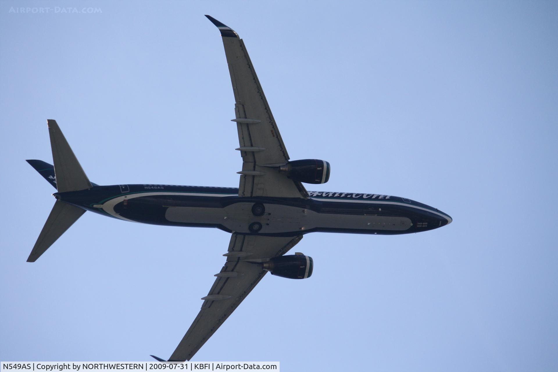N549AS, 2005 Boeing 737-8FH C/N 30824, SEATTLE-BURBANK