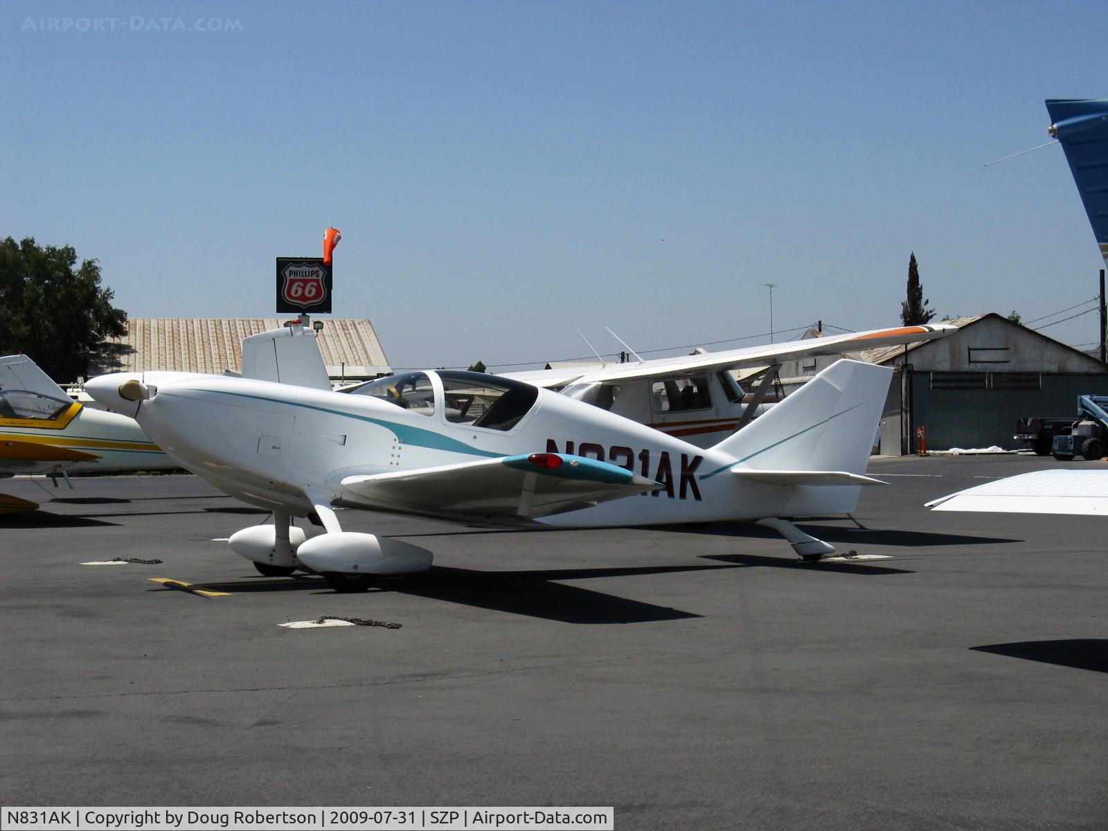 N831AK, 1994 Stoddard-Hamilton Glasair I C/N 772, 1994 Voss GLASAIR I, Lycoming O-320