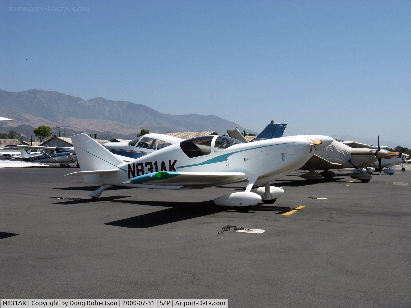 N831AK, 1994 Stoddard-Hamilton Glasair I C/N 772, 1994 Voss GLASAIR I, Lycoming O-320