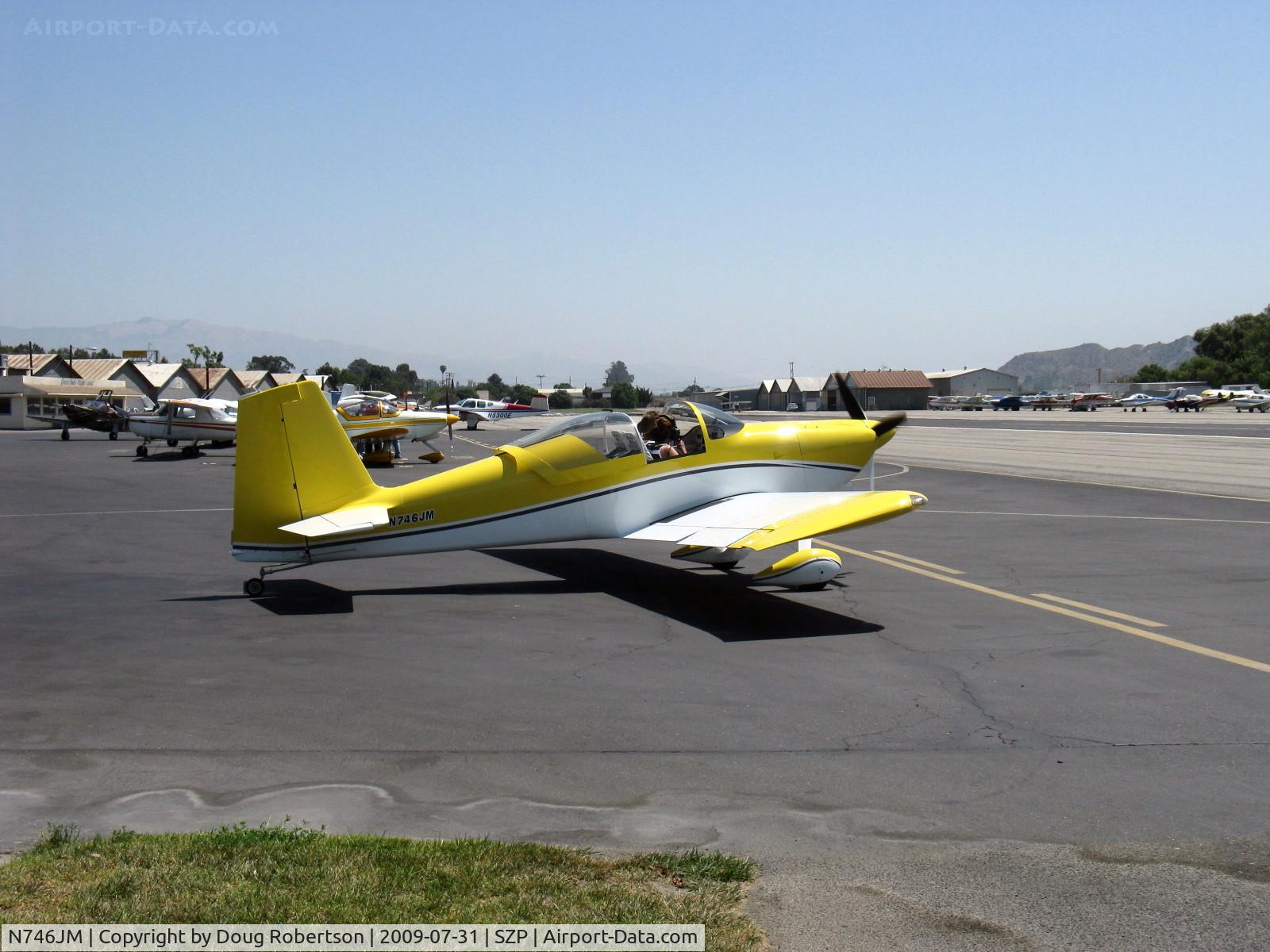 N746JM, 2007 Vans RV-7 C/N 71695, 2007 Malherbe/Malherbe VAN's RV-7