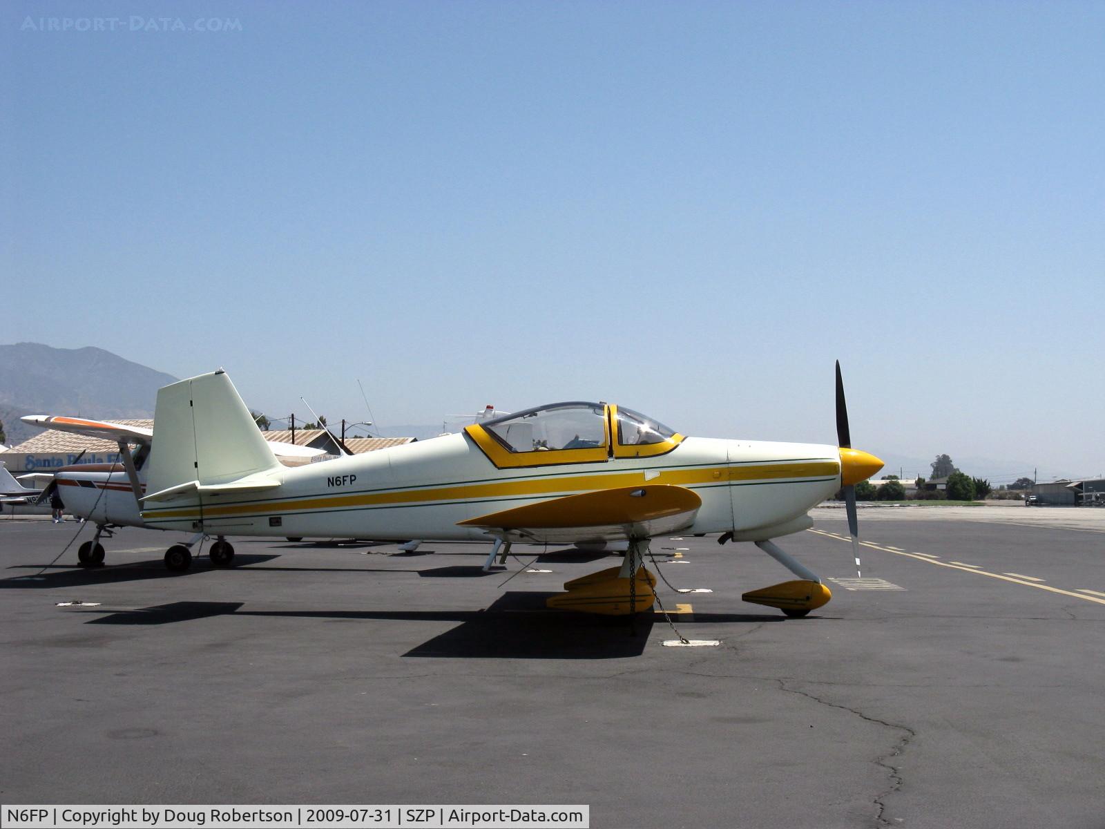 N6FP, Vans RV-6A C/N 21829, 2001 Piszkin VAN's RV-6A