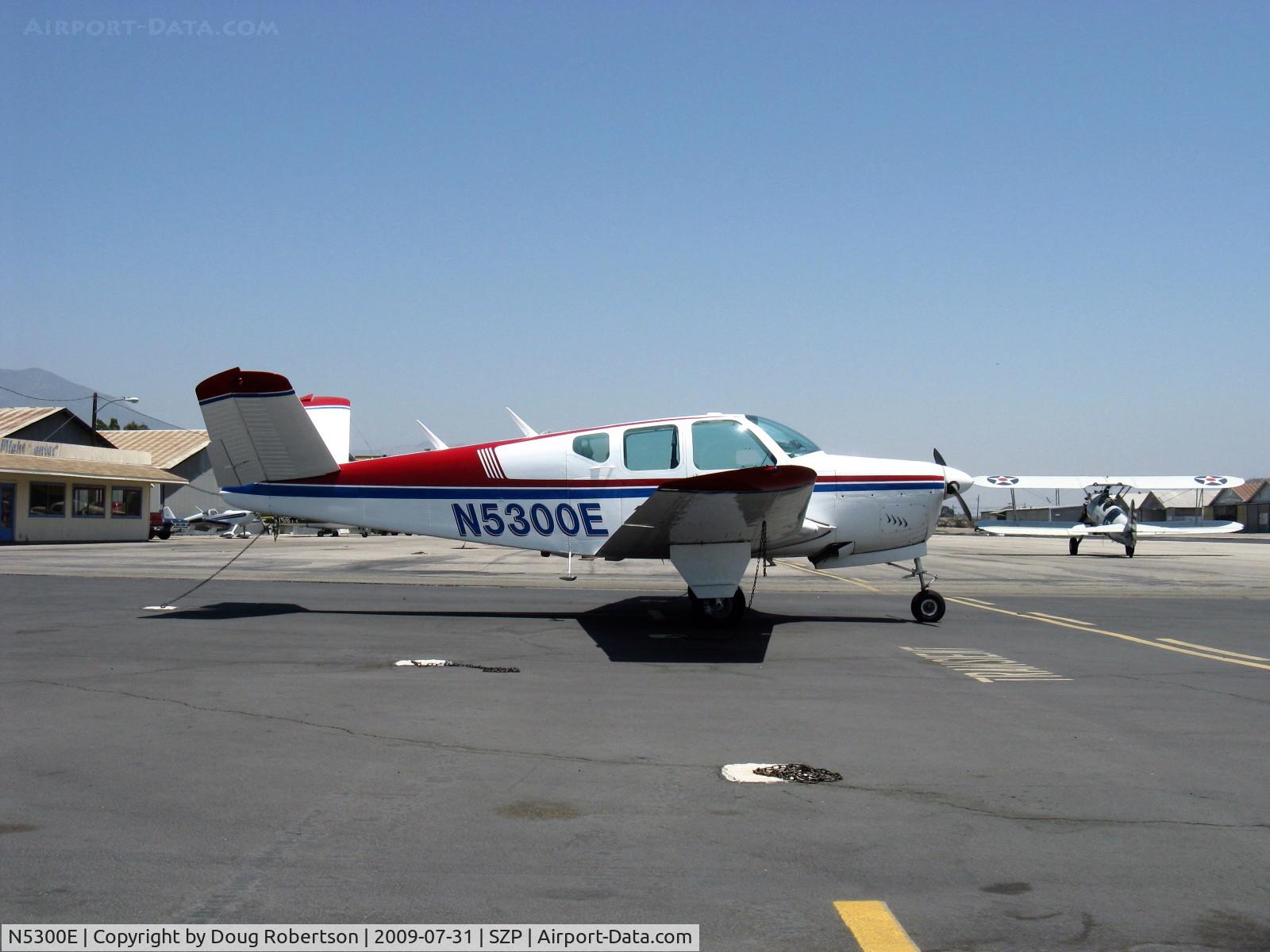 N5300E, 1958 Beech K35 Bonanza C/N D-5765, 1958 Beech K35 BONANZA, Continental IO-470-C 250 Hp, K35 first Bonanza with 50 gallons fuel