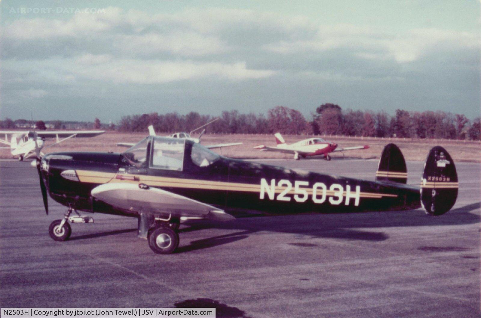 N2503H, 1946 Erco 415C Ercoupe C/N 3128, I bought this aircraft in 1968 and this is how I found it.