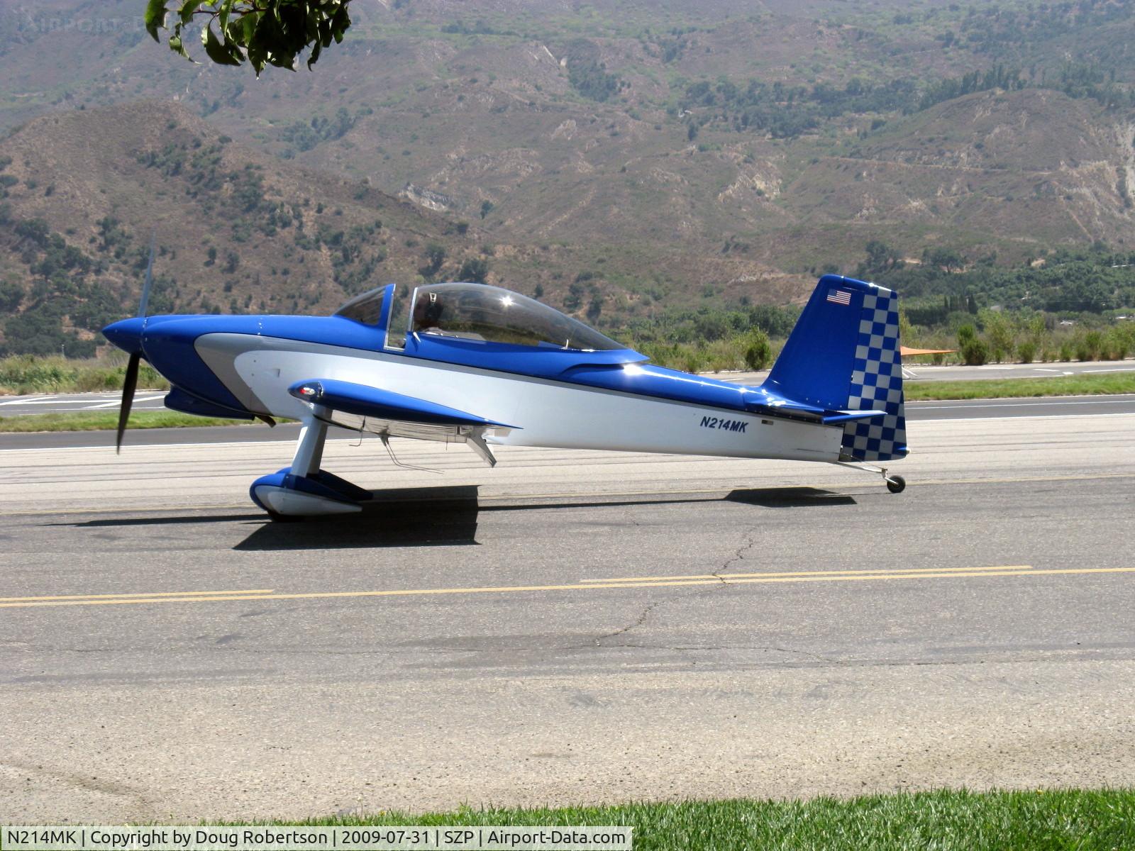 N214MK, 2007 Vans RV-8 C/N 81855, 2007 Margheritis VAN's RV-8, Lycoming O-360-B1A 180 Hp, taxi