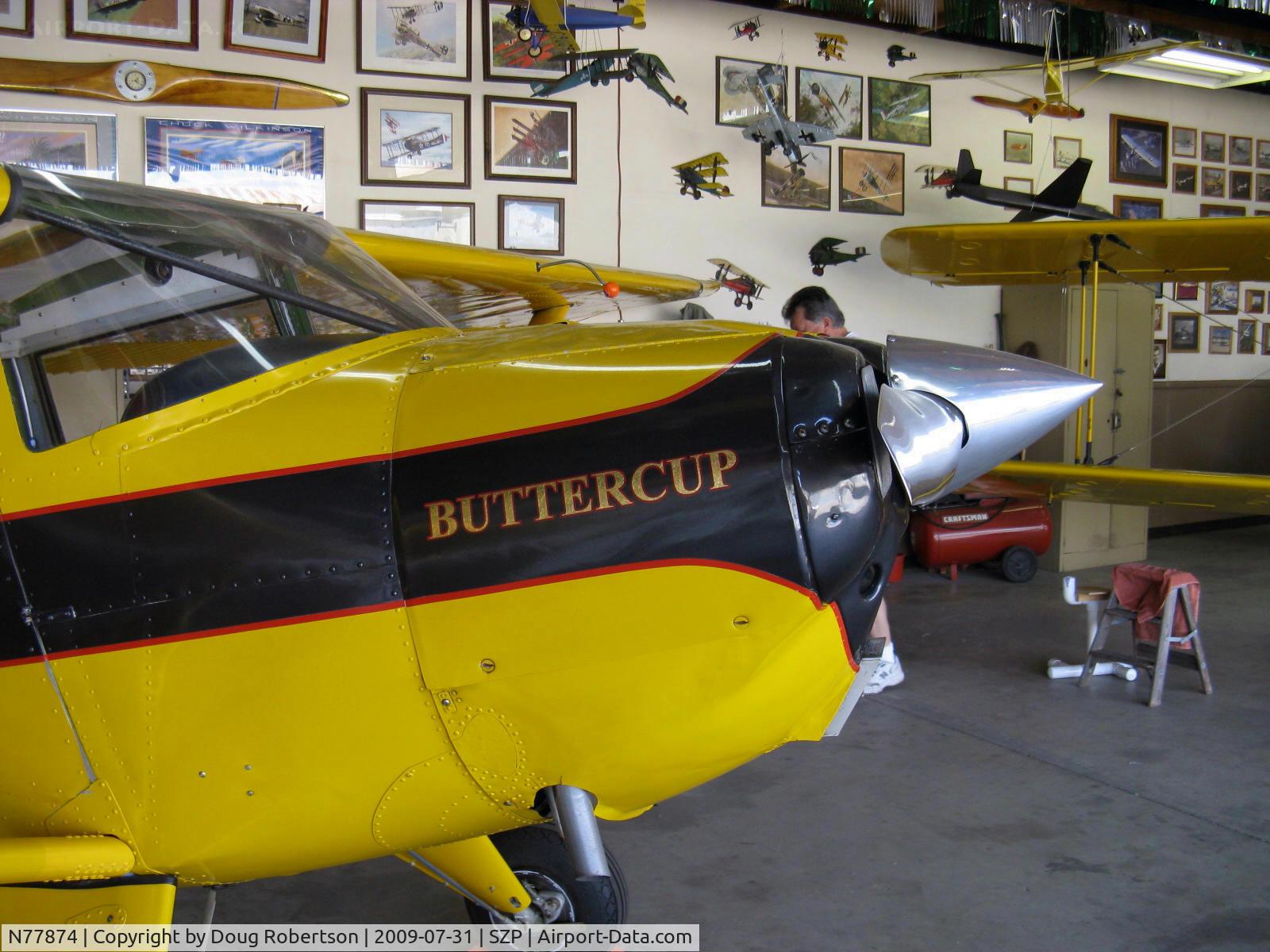 N77874, 1946 Luscombe 8A C/N 3601, 1946 Luscombe 8A, Continental C85 85 Hp, 'Buttercup'