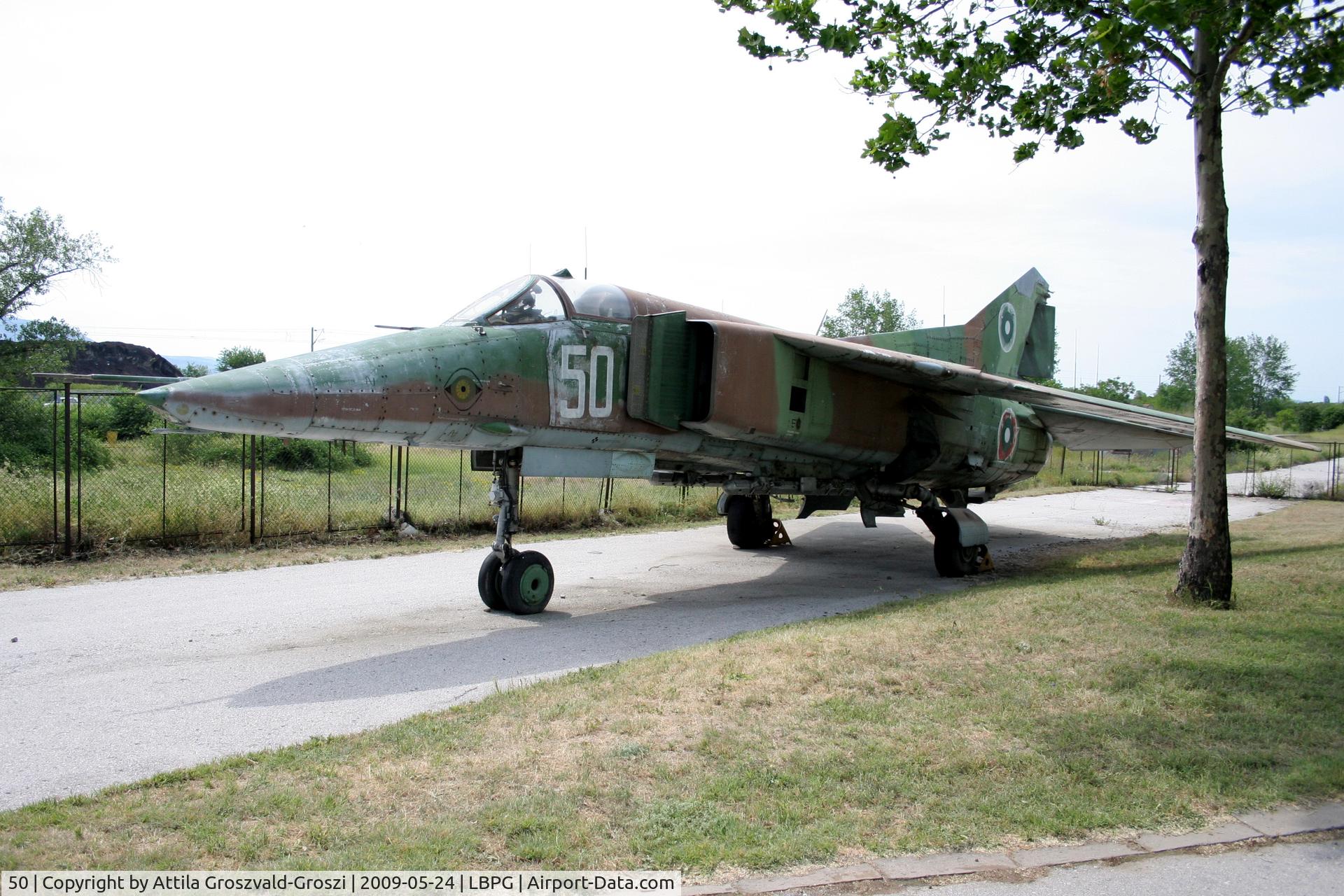 50, 1981 Mikoyan-Gurevich MiG-23BN C/N 0393215750, Bulgarian Museum of Aviation, Plovdiv-Krumovo (LBPG).