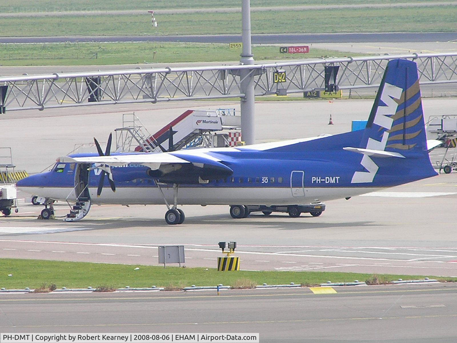 PH-DMT, 1991 Fokker 50 C/N 20208, VLM on remote stand