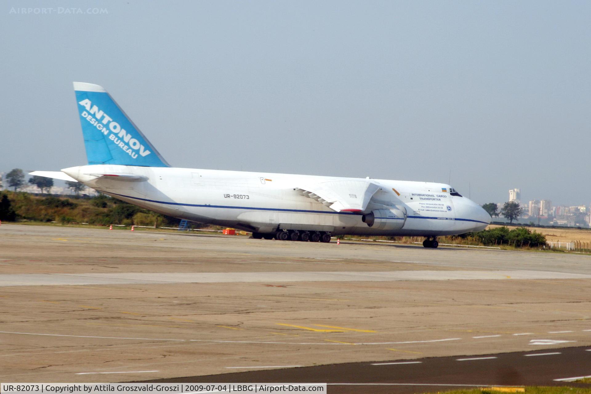 UR-82073, 1994 Antonov An-124-100 Ruslan C/N 9773054359139, Burgas International Airport - LBBG - Sarafovo
