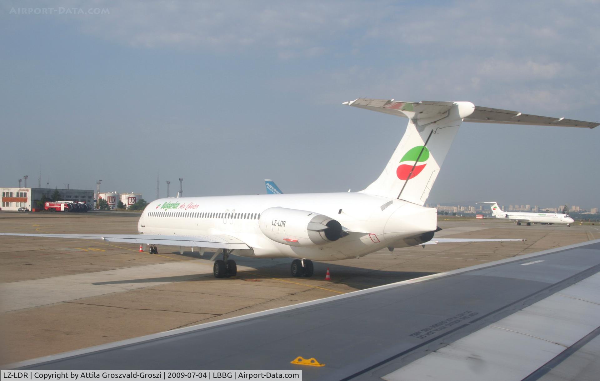 LZ-LDR, 1985 McDonnell Douglas MD-82 (DC-9-82) C/N 49277, Burgas International Airport - LBBG - Sarafovo