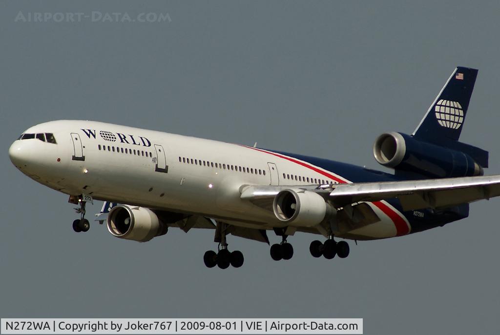 N272WA, 1992 McDonnell Douglas MD-11 C/N 48437, World Airways McDonnell Douglas MD-11