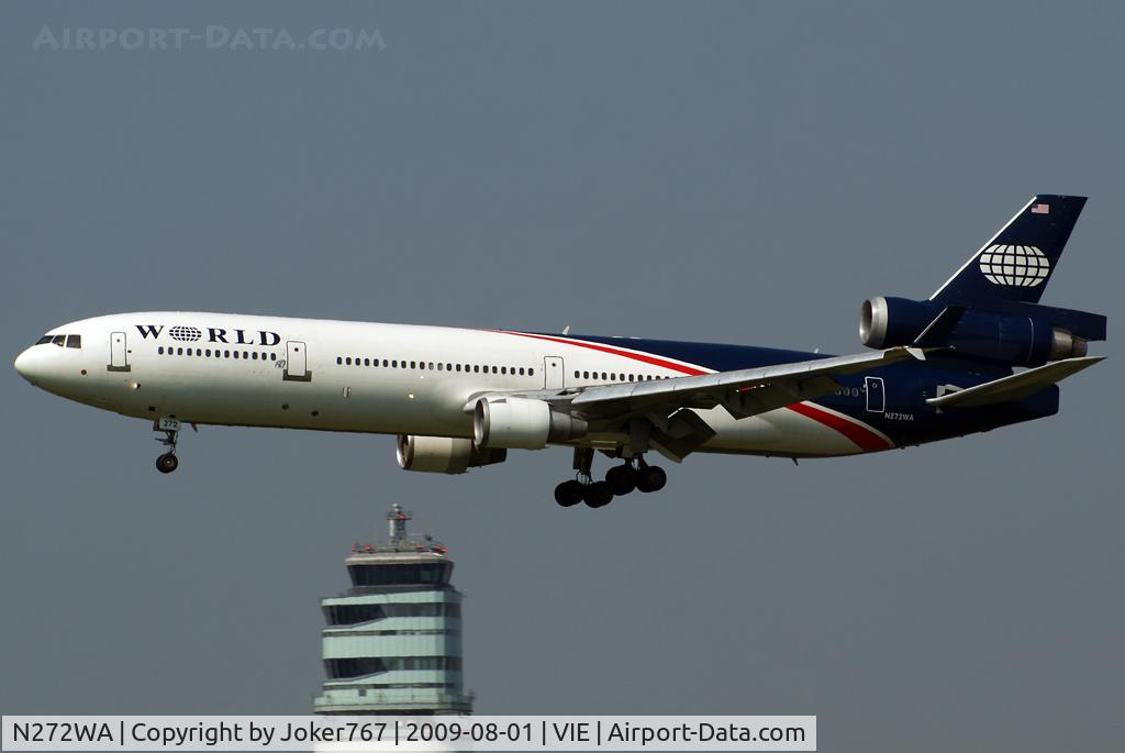 N272WA, 1992 McDonnell Douglas MD-11 C/N 48437, World Airways McDonnell Douglas MD-11