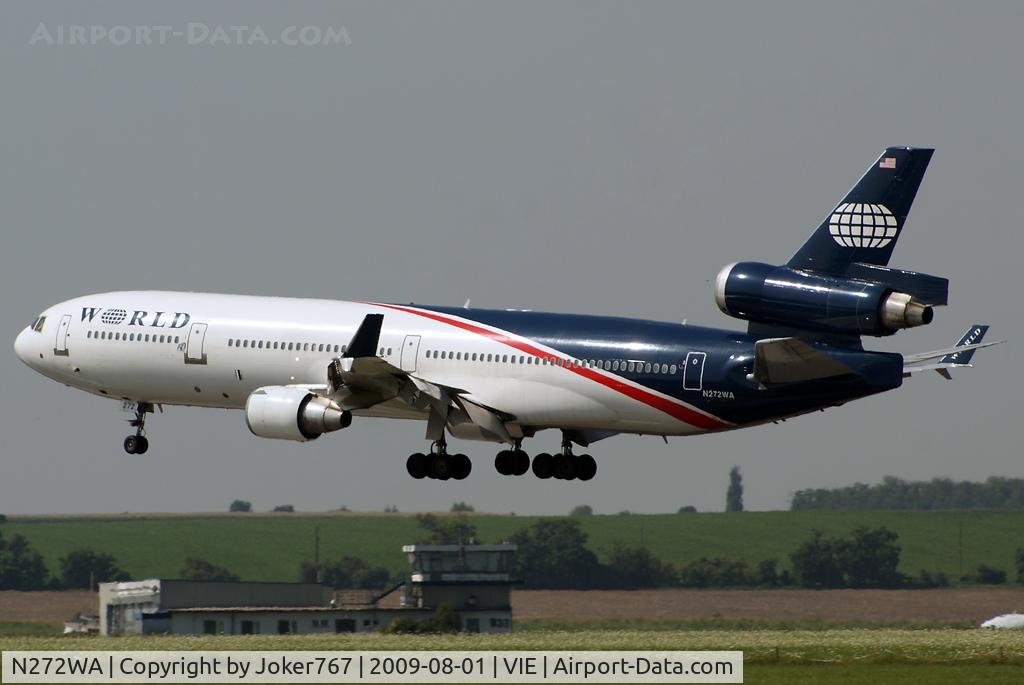N272WA, 1992 McDonnell Douglas MD-11 C/N 48437, World Airways McDonnell Douglas MD-11